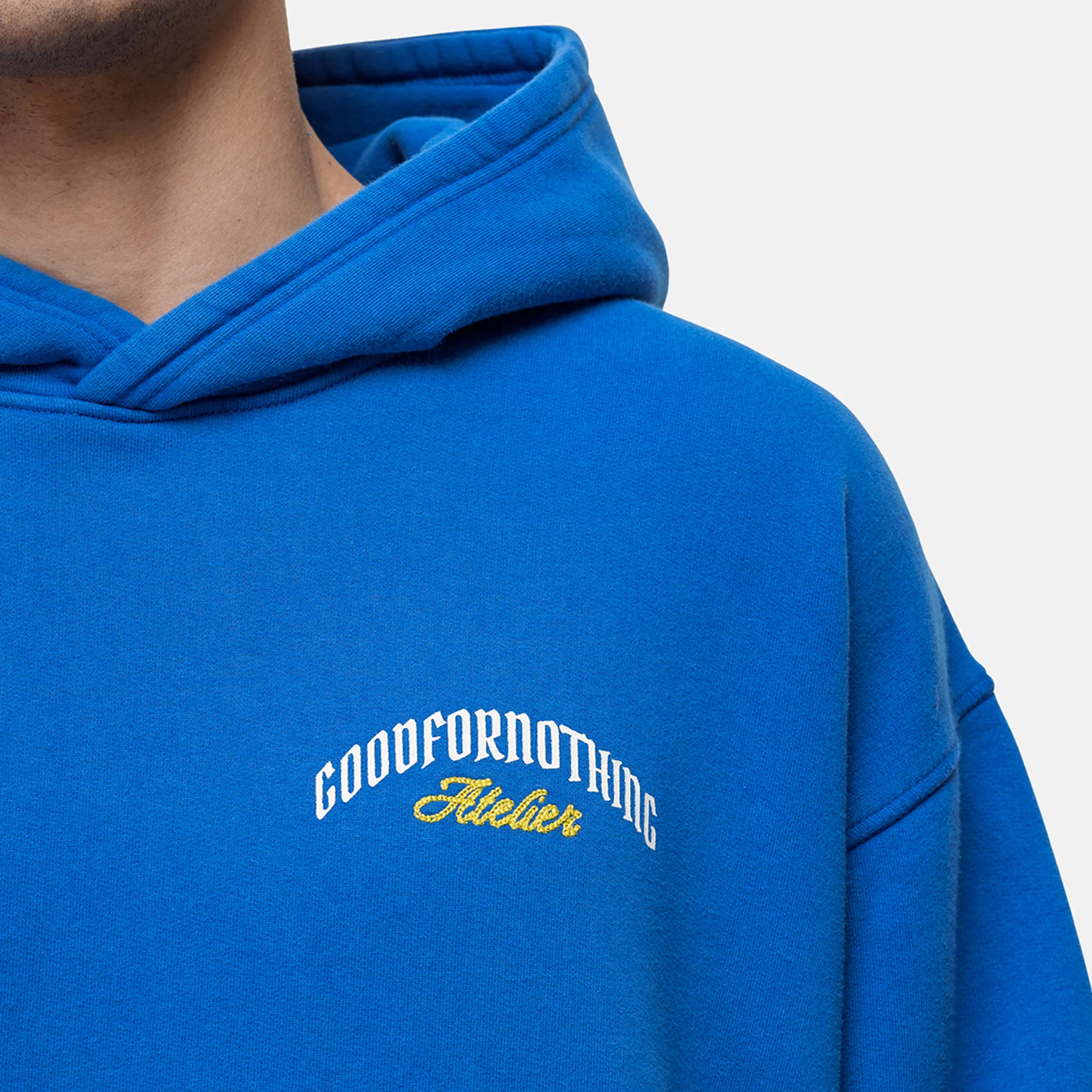 Antiquity Washed Blue Hoodie - Image 4