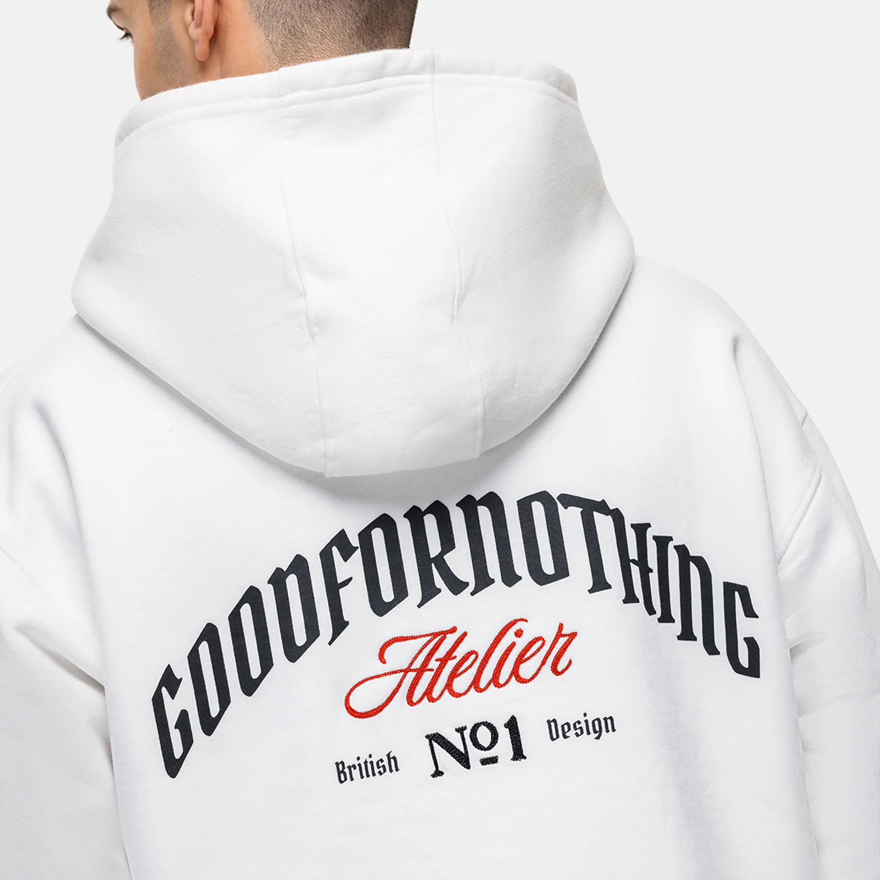 Antiquity Off White Vintage Hoodie - Image 4
