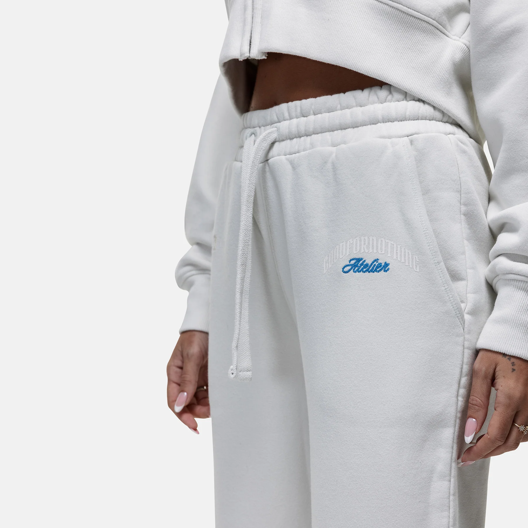 Antiquity Vintage White Baggy Jogger - Image 3