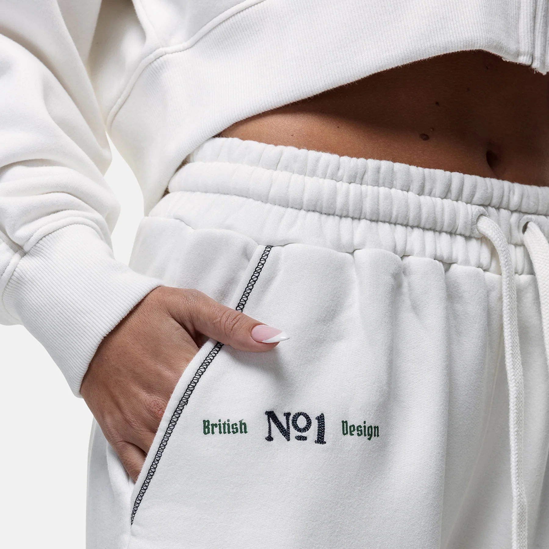Antiquity Off White Baggy Jogger - Image 3