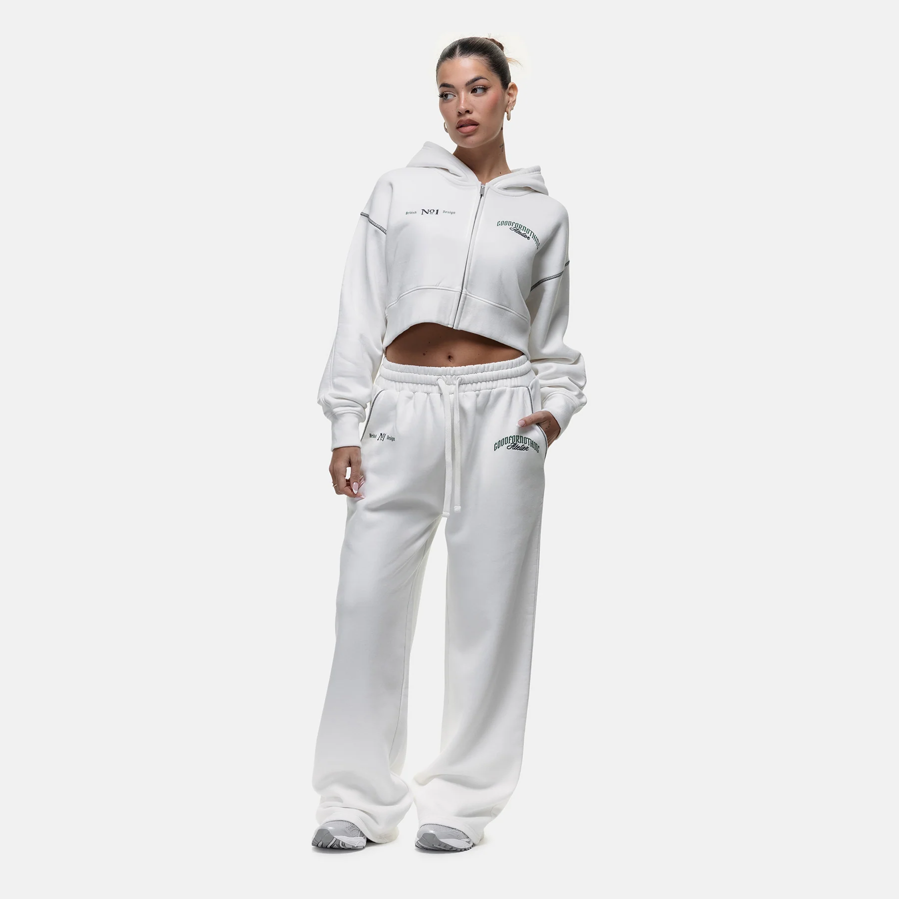 Antiquity Off White Baggy Jogger - Image 5