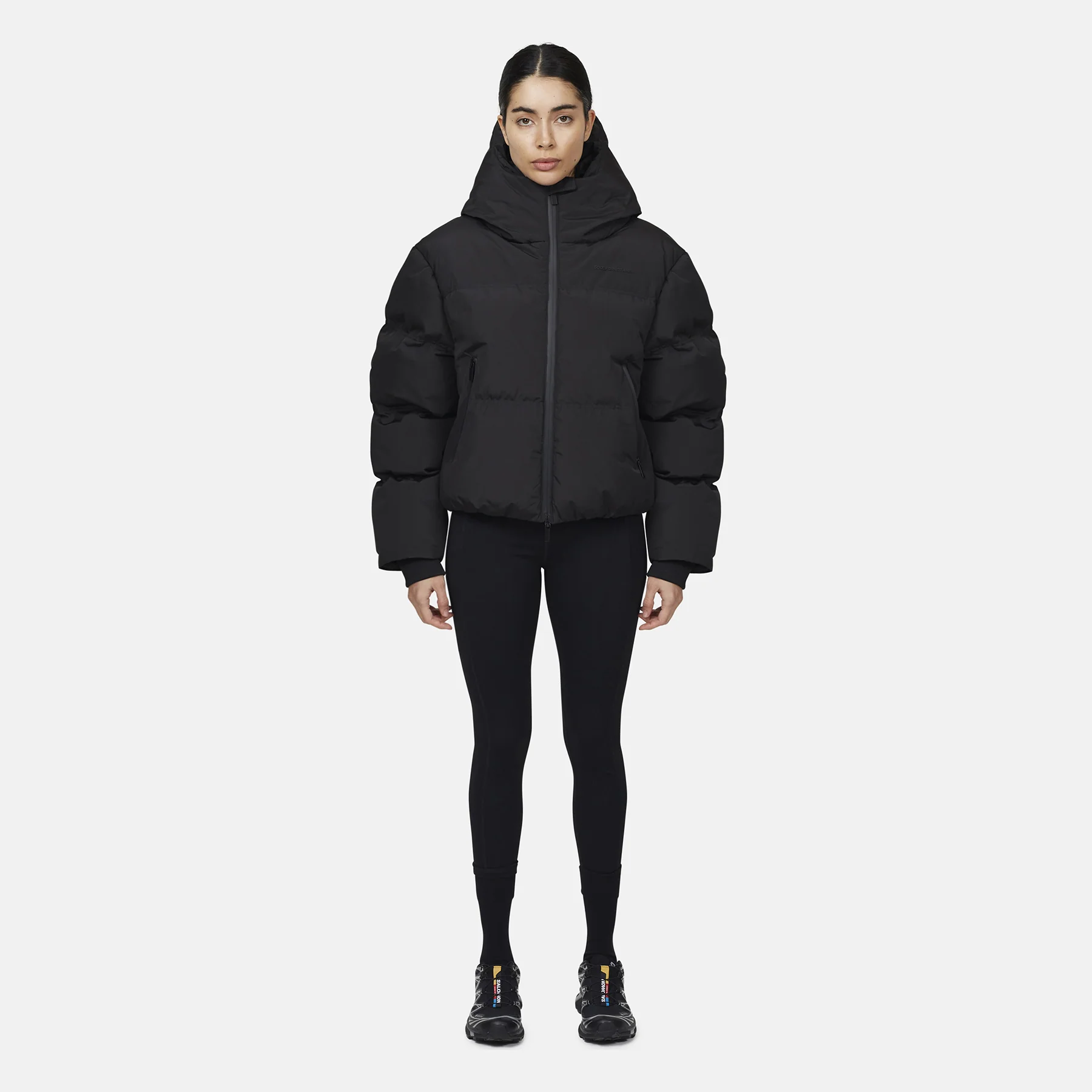 Arctic Matte Black Puffer Jacket - Image 5