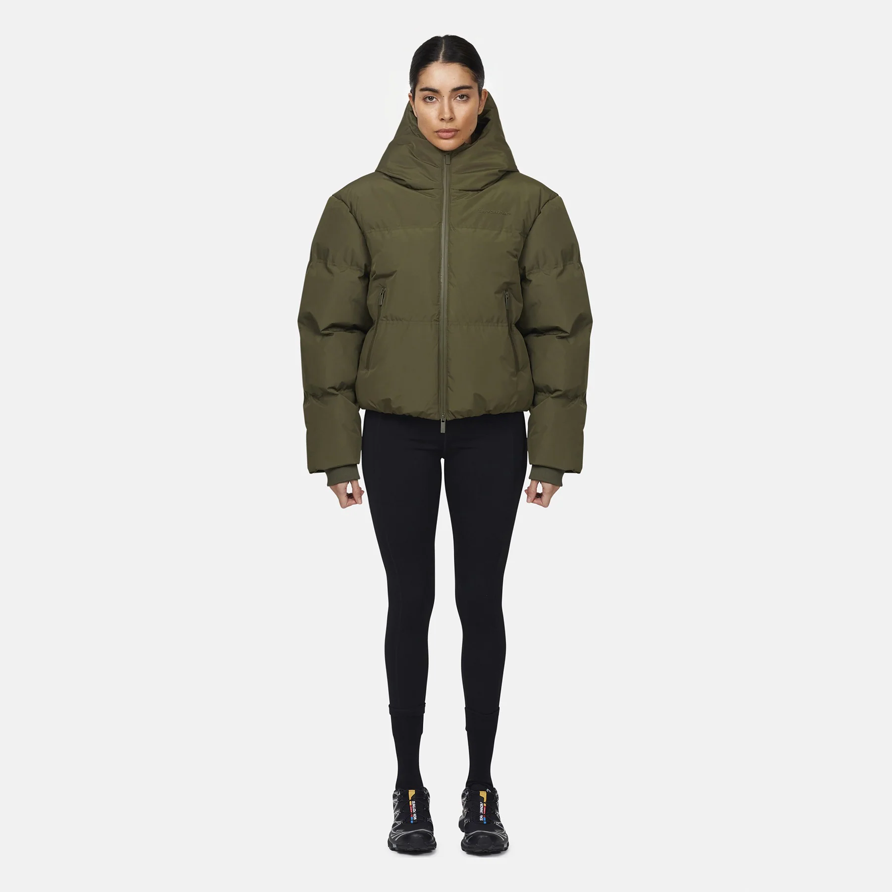 Arctic Matte Green Puffer Jacket - Image 4