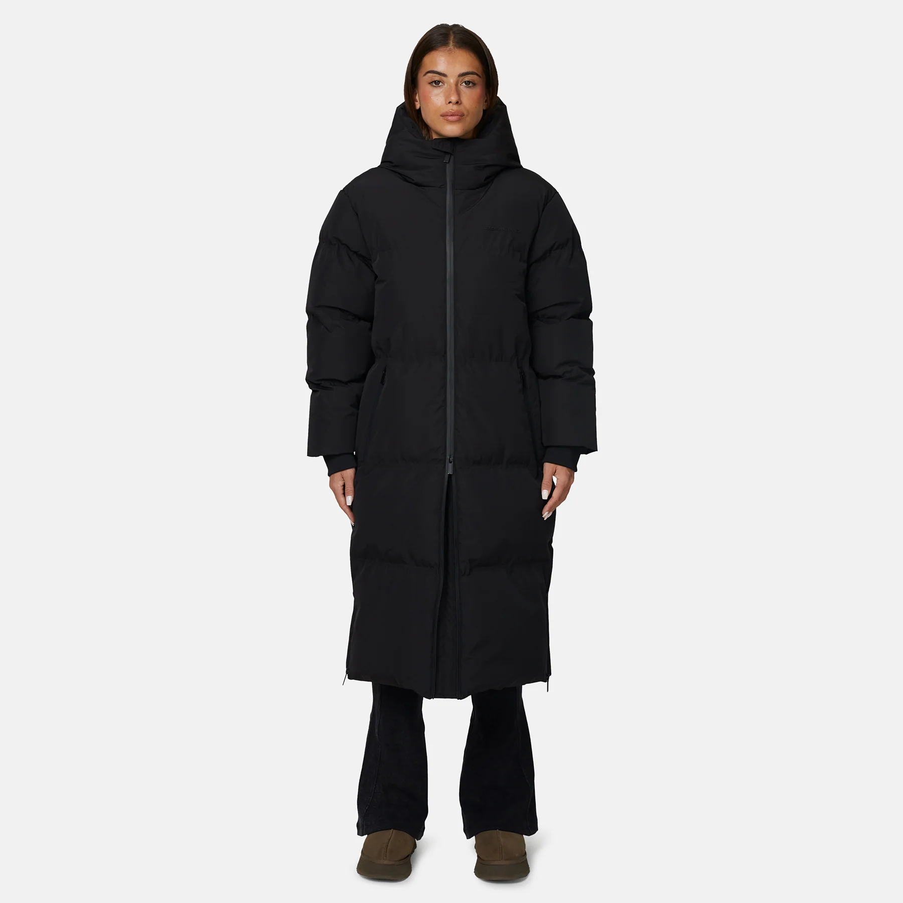 Arctic Maxi Matte Black Puffer Jacket - Image 4