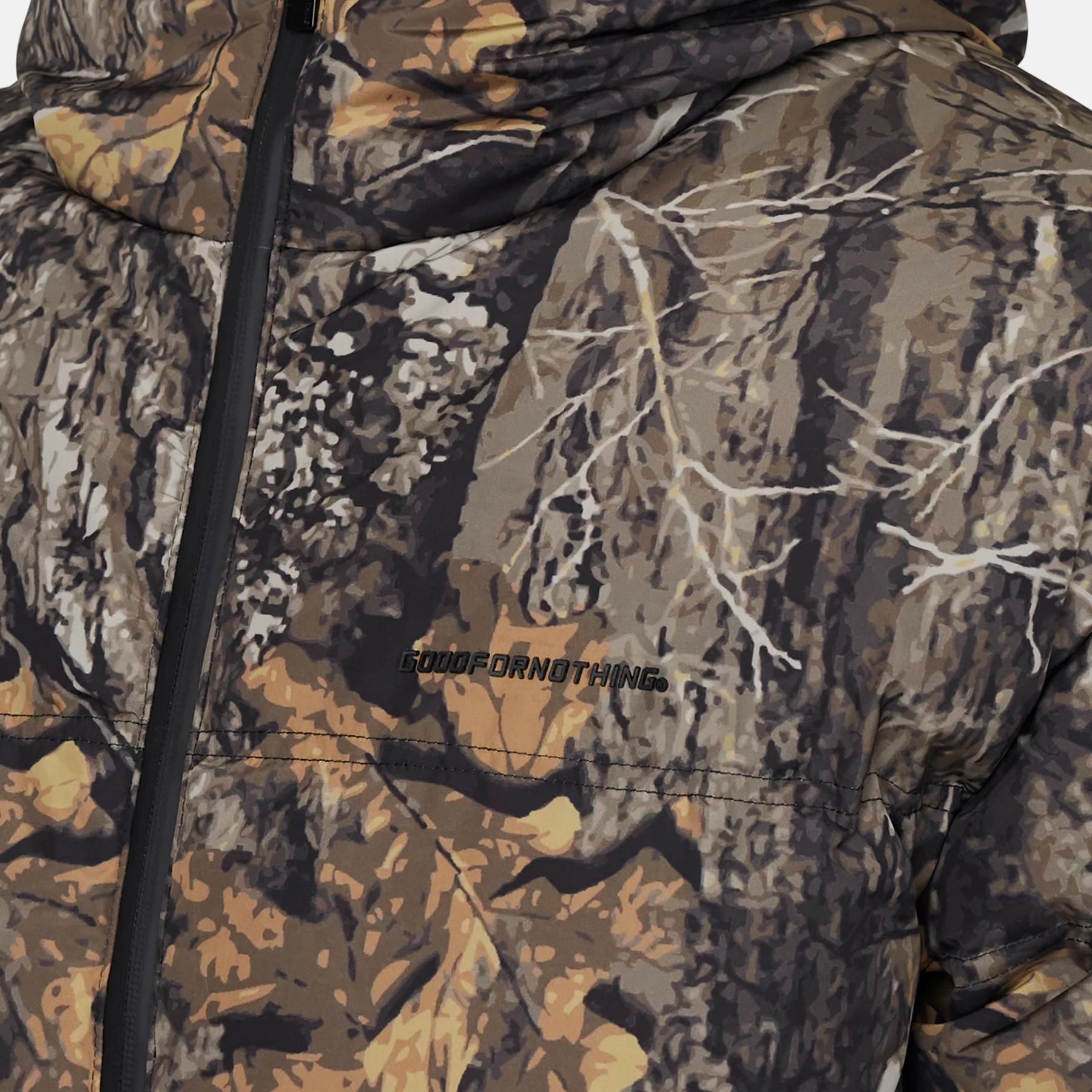 Arctic Woodland Camo Puffer Jacket - Image 4