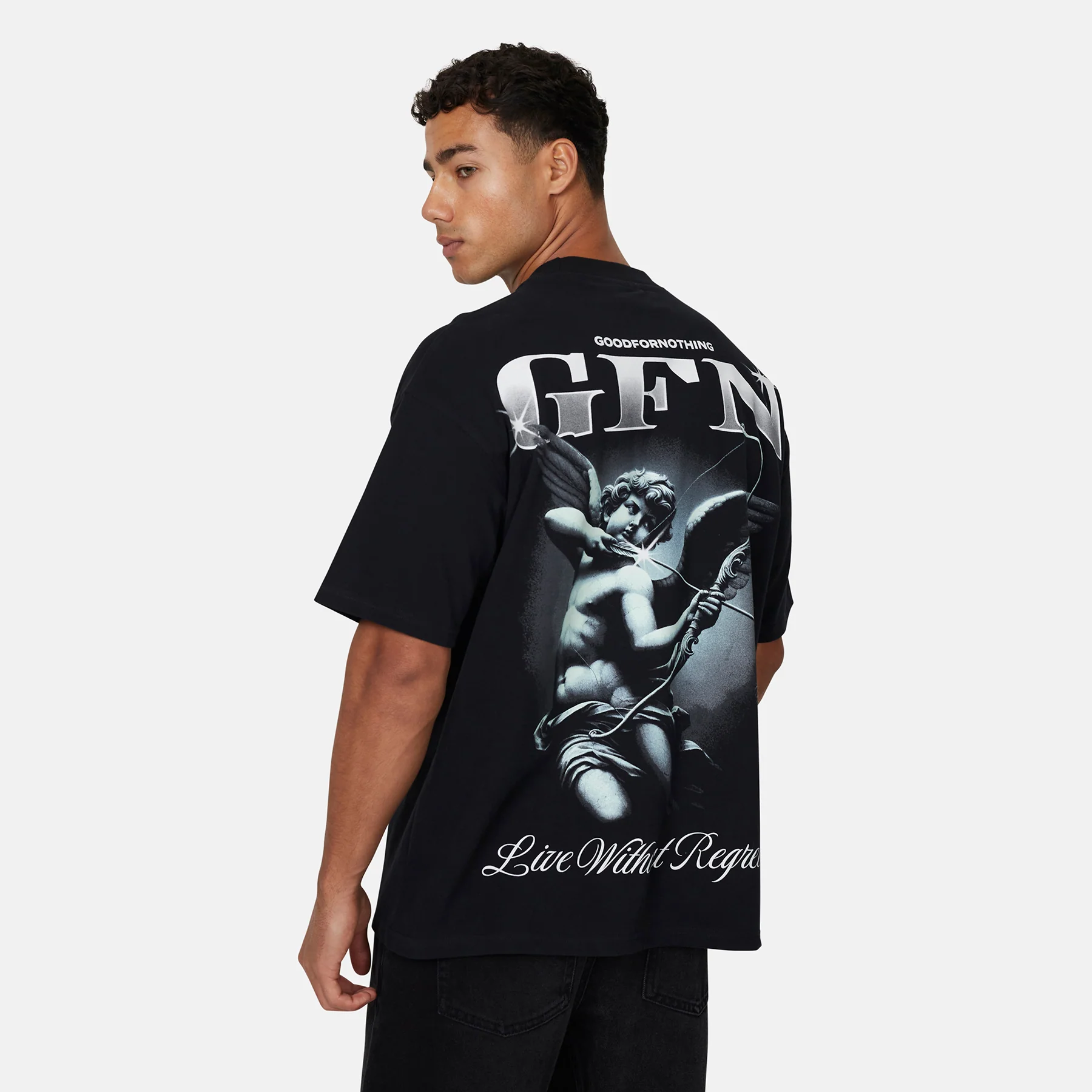 Eternity Cherub Black T-shirt - Image 3