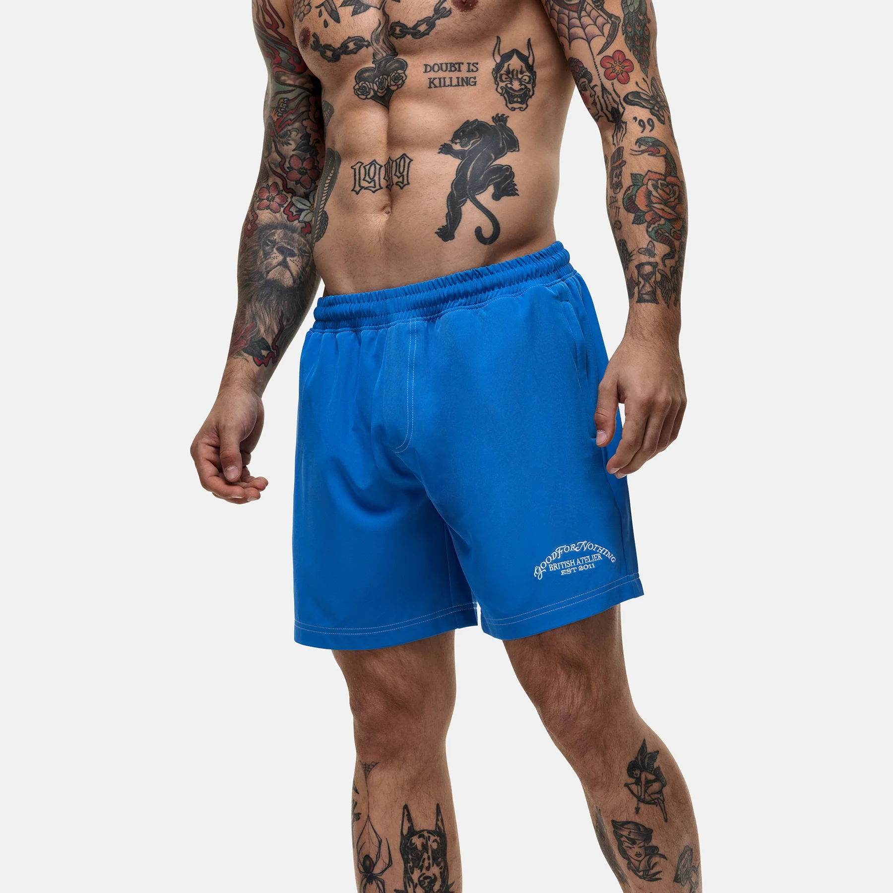 Atelier Blue Swim Shorts - Image 4
