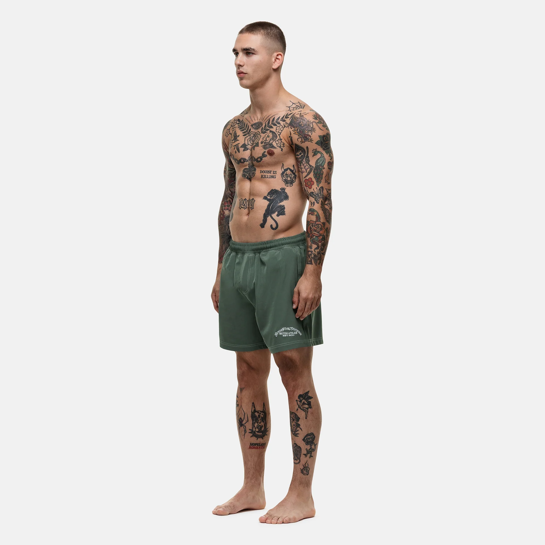 Atelier Green Swim Shorts - Image 5