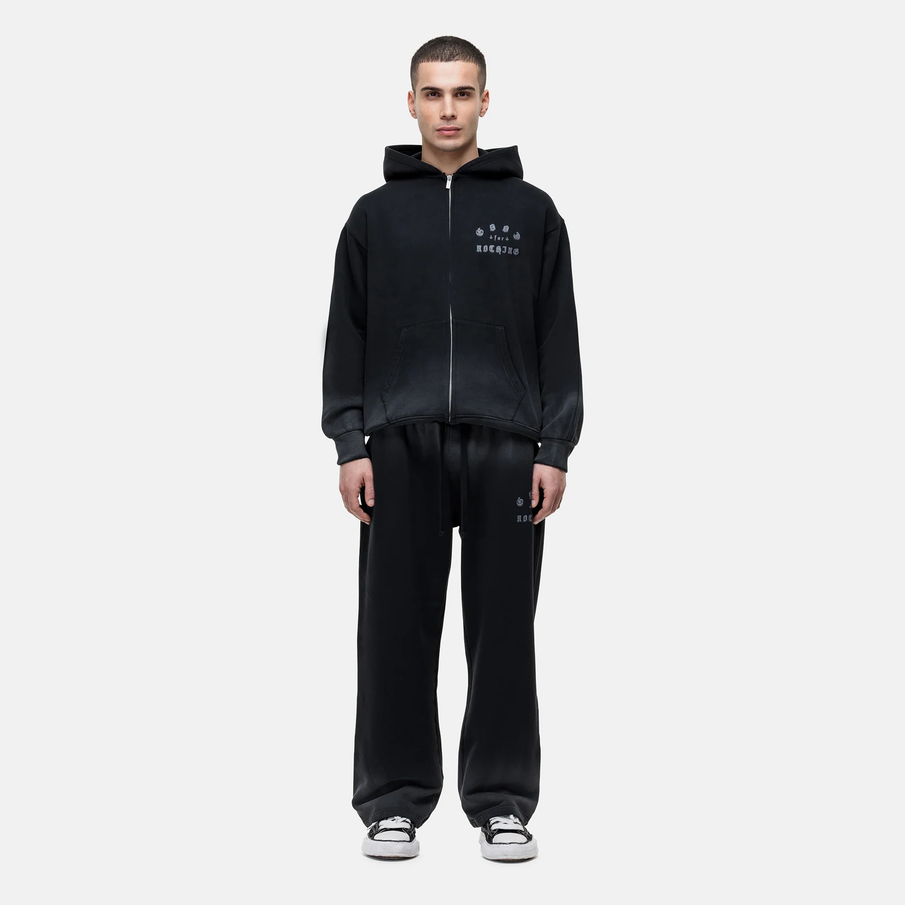 California Washed Black Sweatpants - Image 4