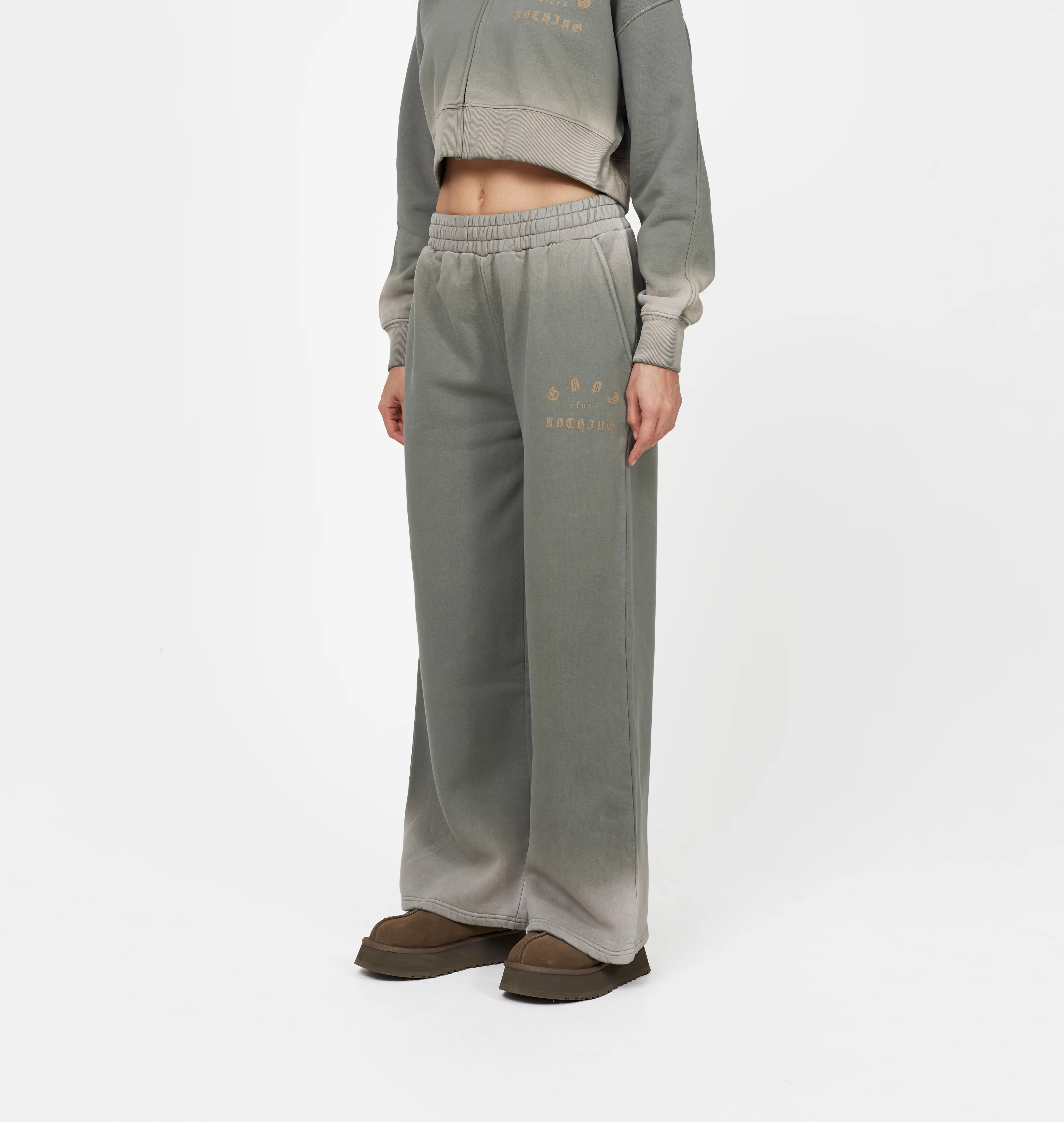 Sprayed Cali Green Baggy Jogger - Image 2