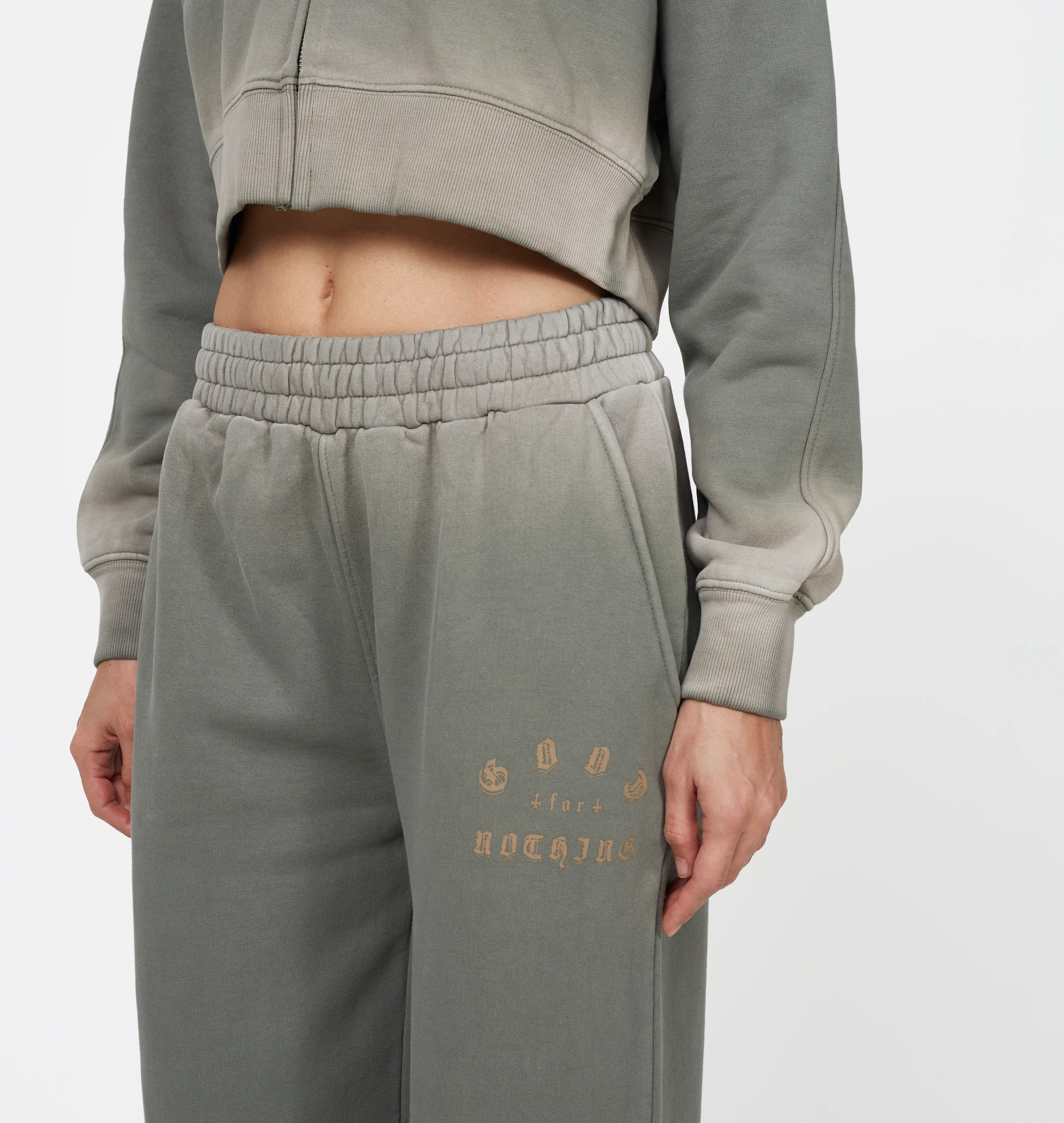Sprayed Cali Green Baggy Jogger - Image 5