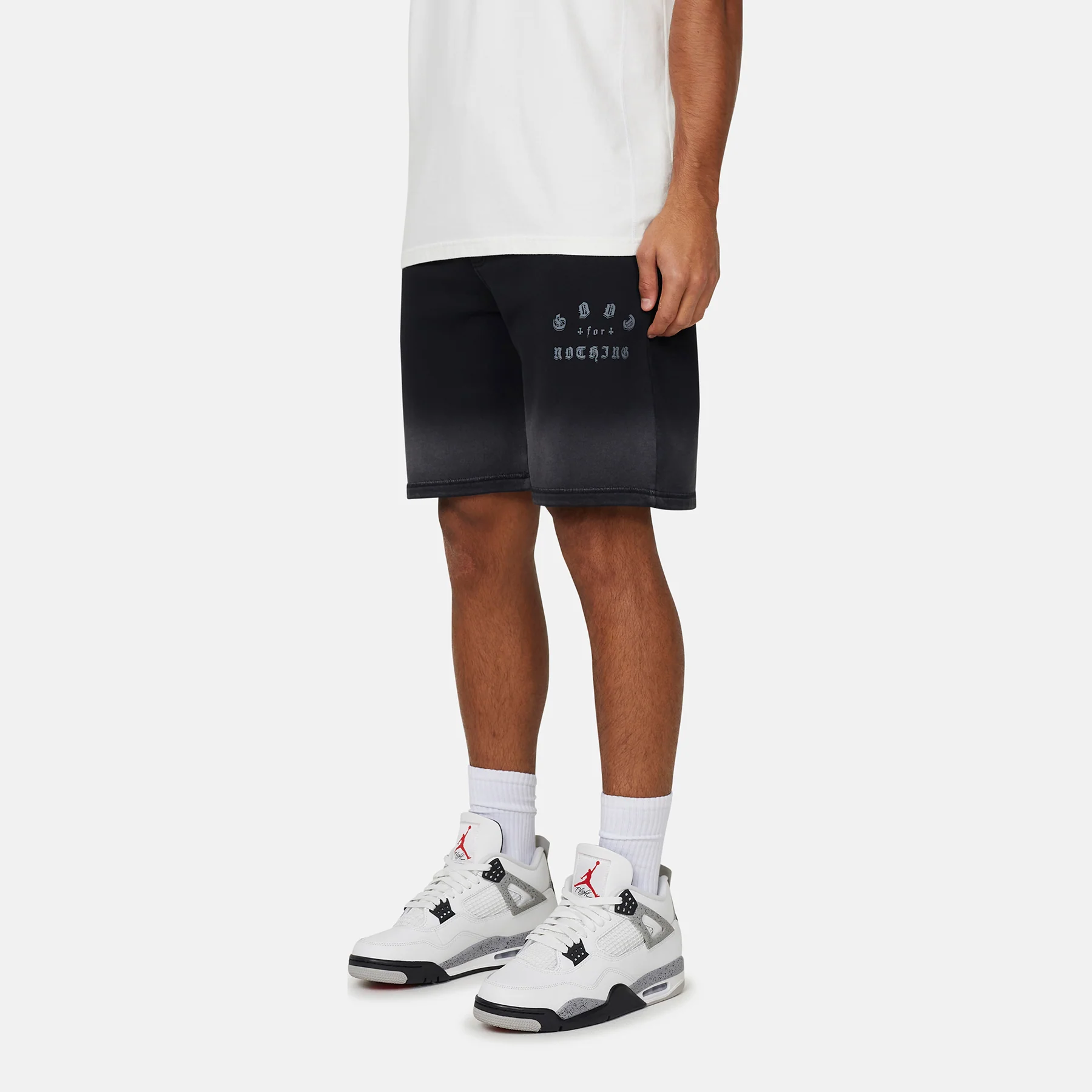 California Washed Black Shorts - Image 4