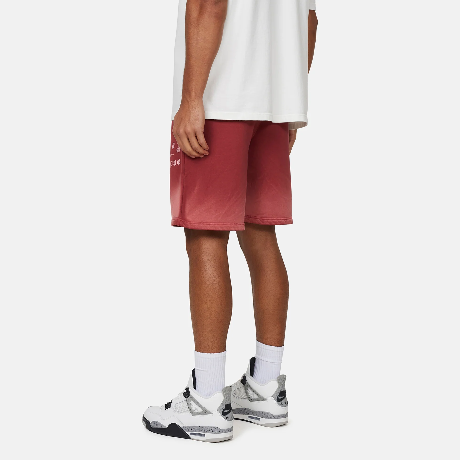 California  Washed Red Shorts - Image 3