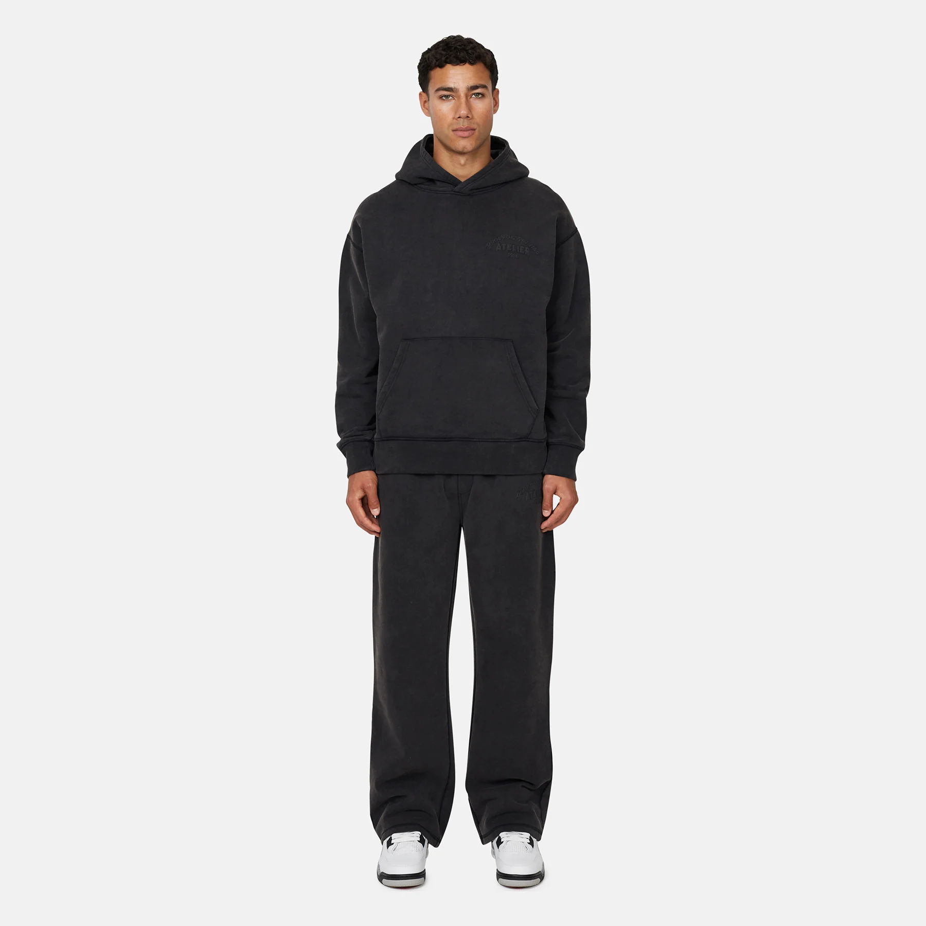Float Butterfly Washed Black Sweatpants - Image 4