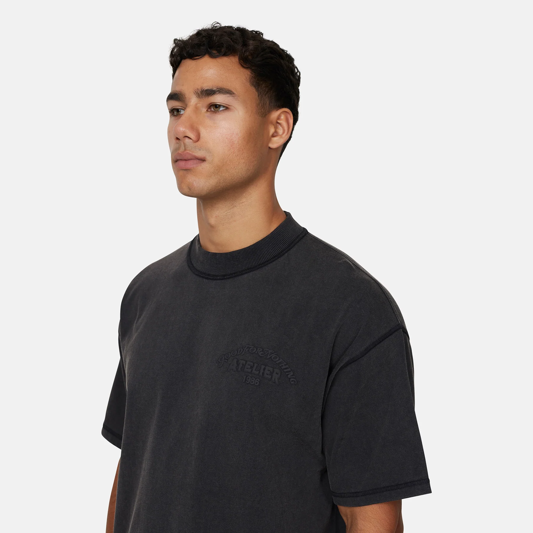 Float Butterfly Washed Black T-shirt - Image 5