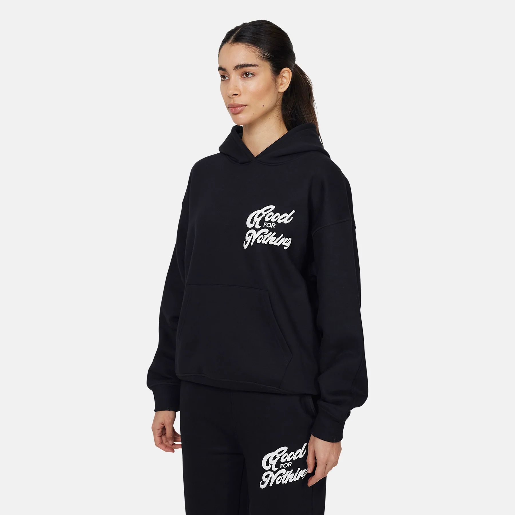 Authentic Black Hoodie - Image 2