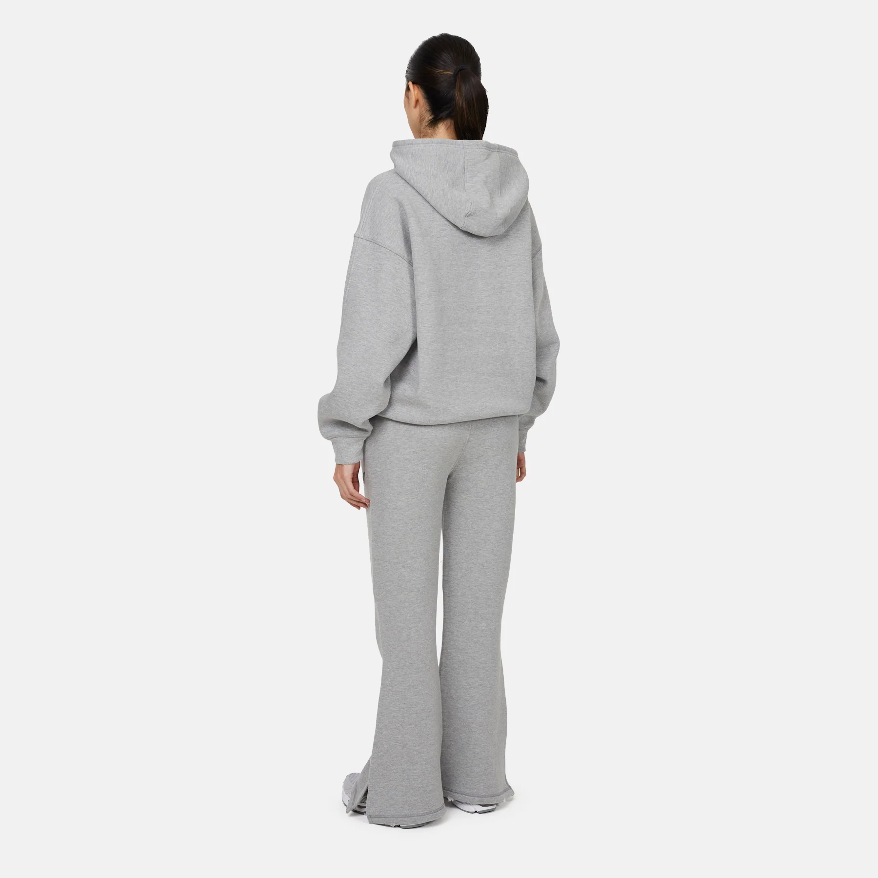 Authentic Grey Marl Hoodie - Image 5