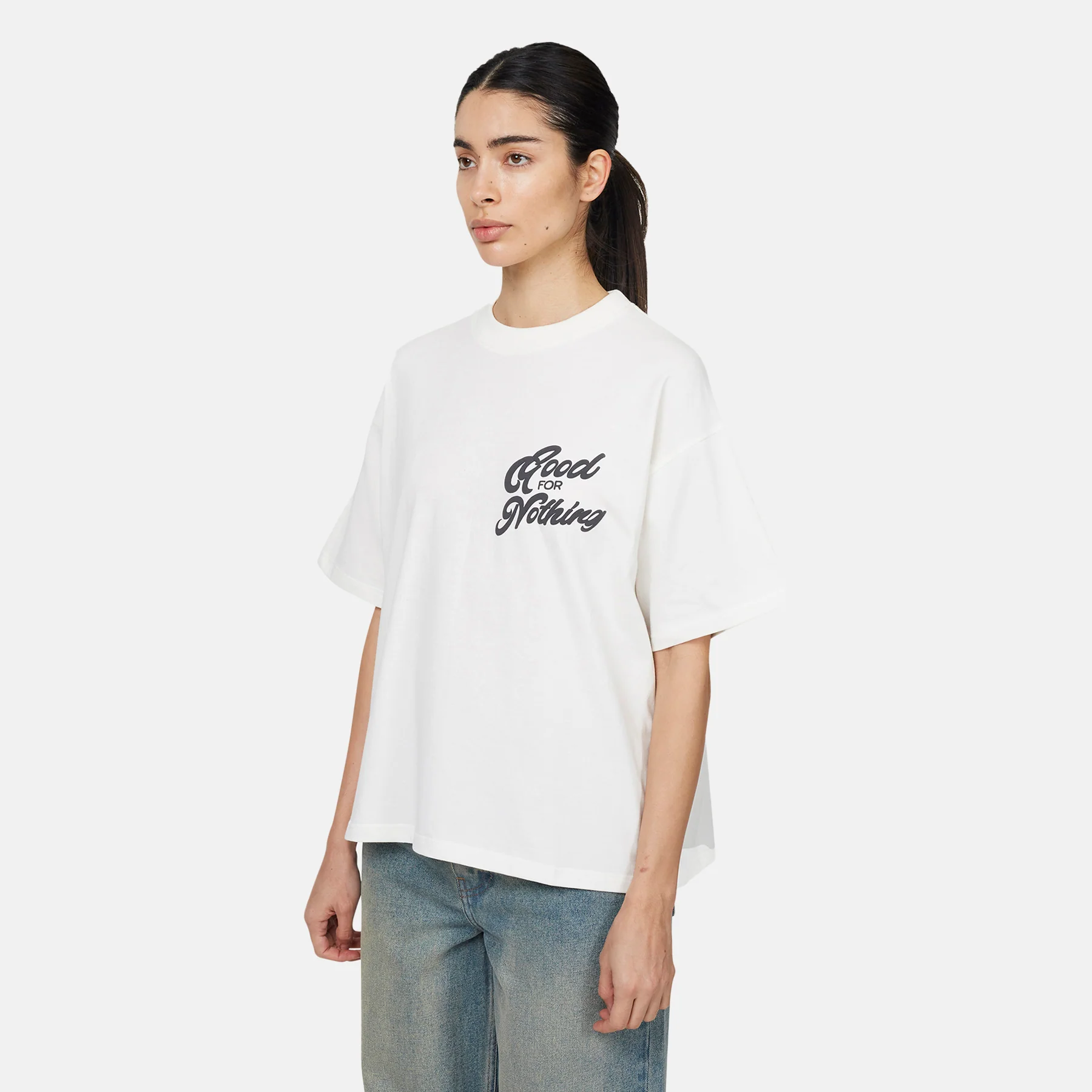 Authentic White T-shirt - Image 3