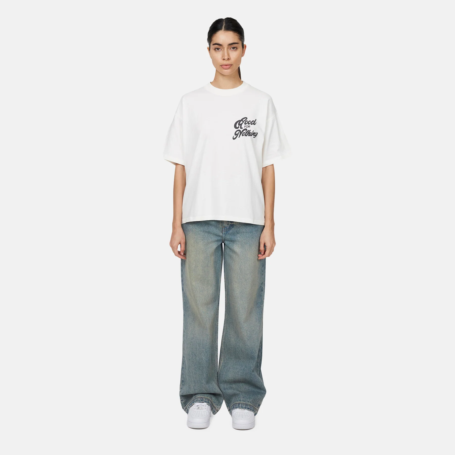 Authentic White T-shirt - Image 4