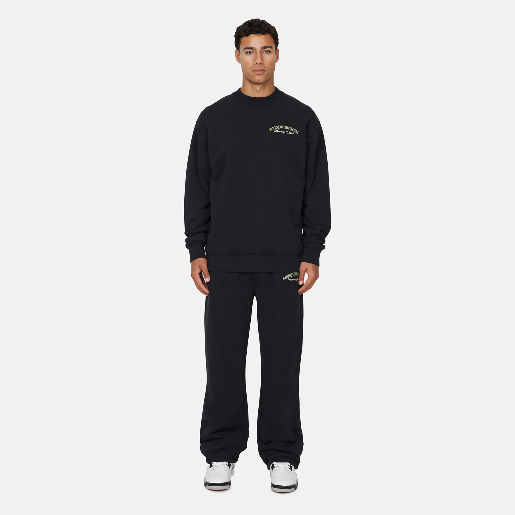 Heavenly Chaos Black Sweatshirt - Image 4