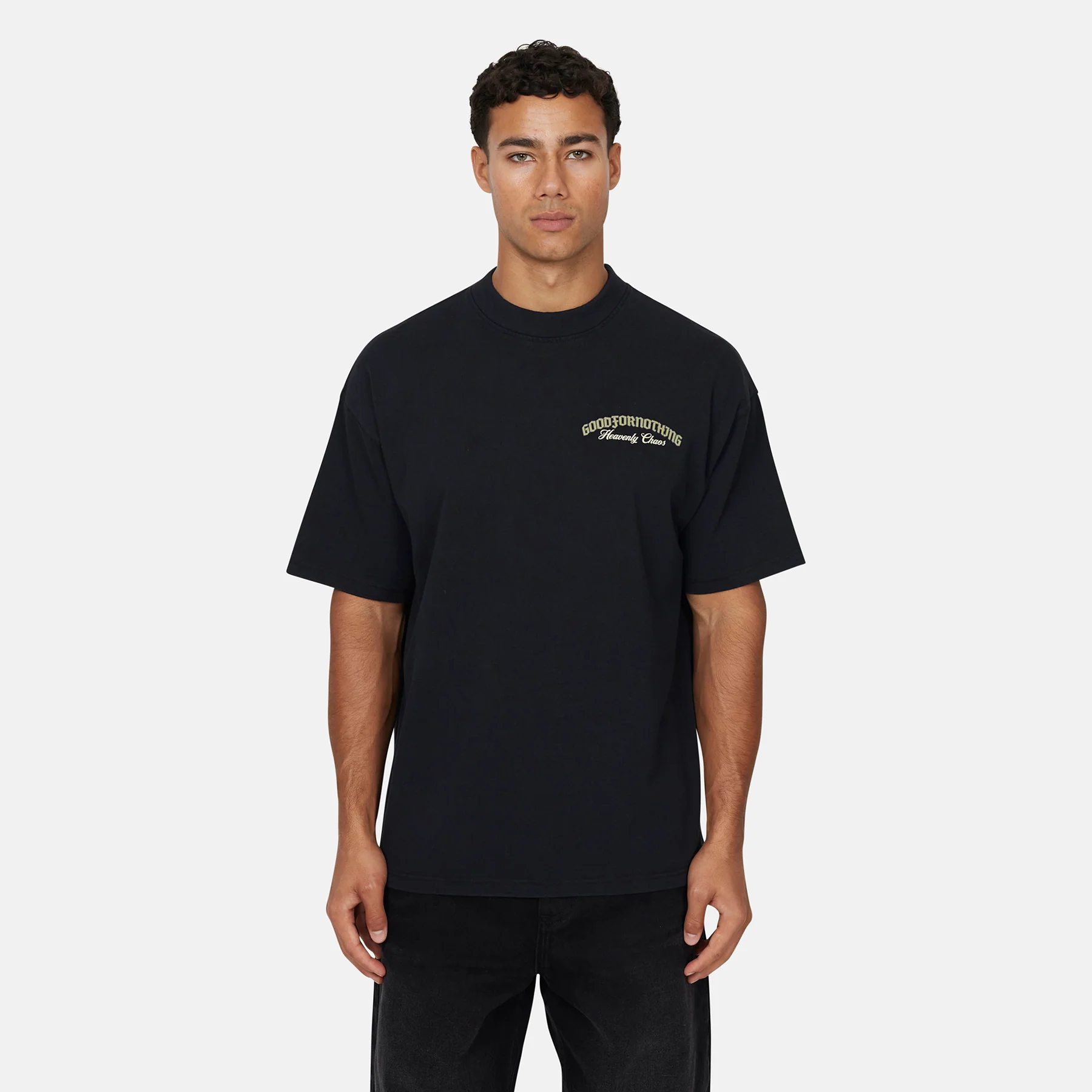Heavenly Chaos Black T-shirt - Image 2