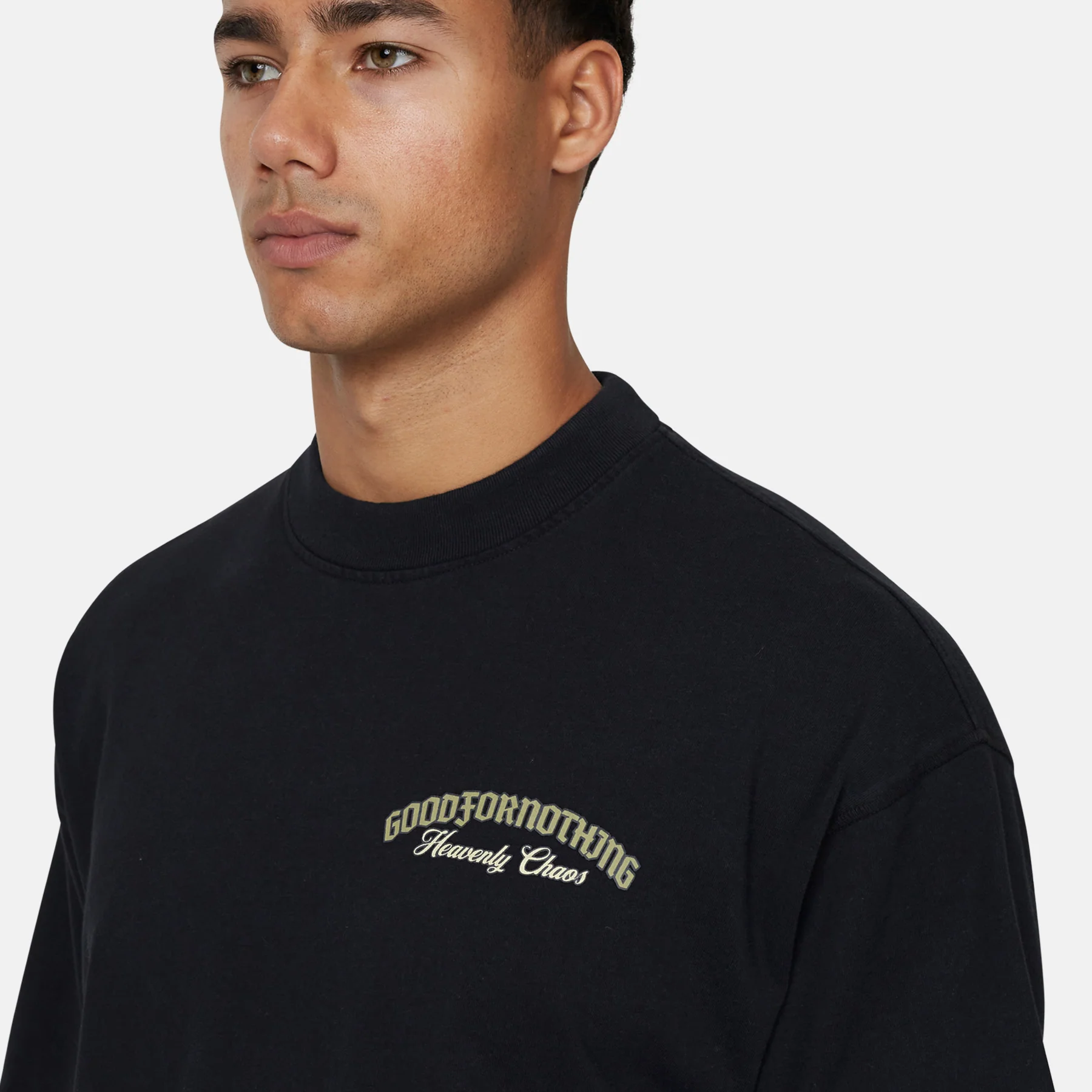 Heavenly Chaos Black T-shirt - Image 3