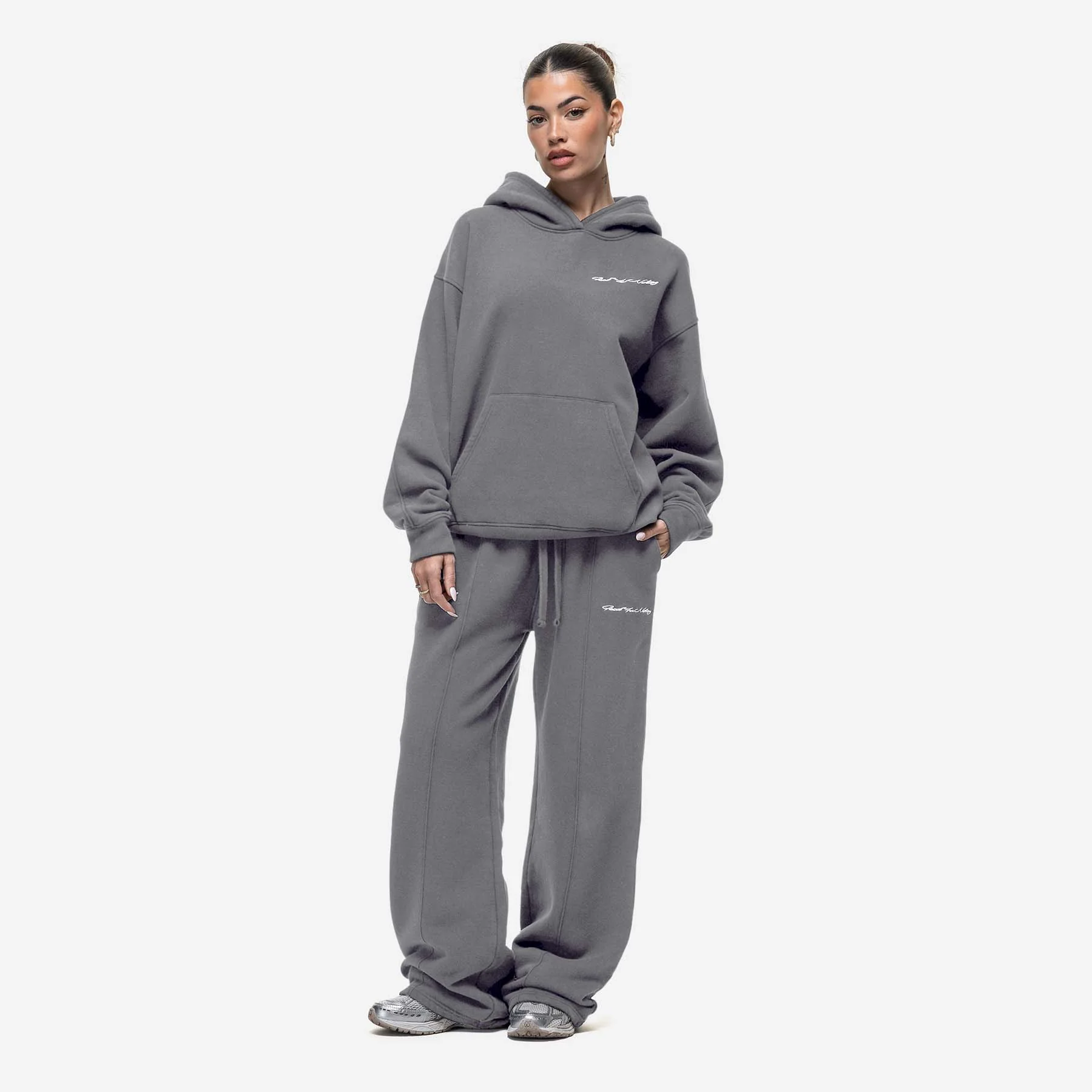 Scribble Washed Grey Jogger - Image 4