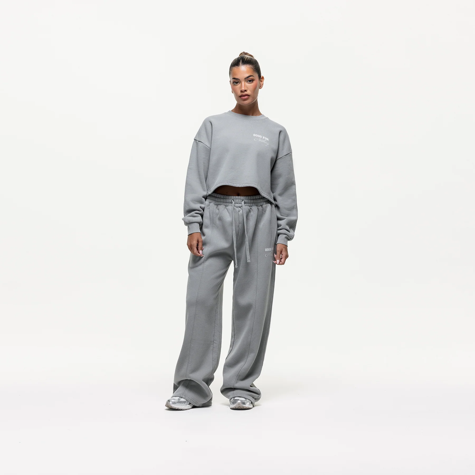 Slouch Grey Baggy Sweatpant - Image 5