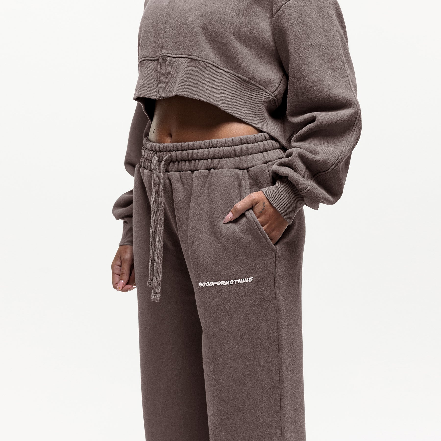 Vintage Washed Taupe sweatpant - Image 4