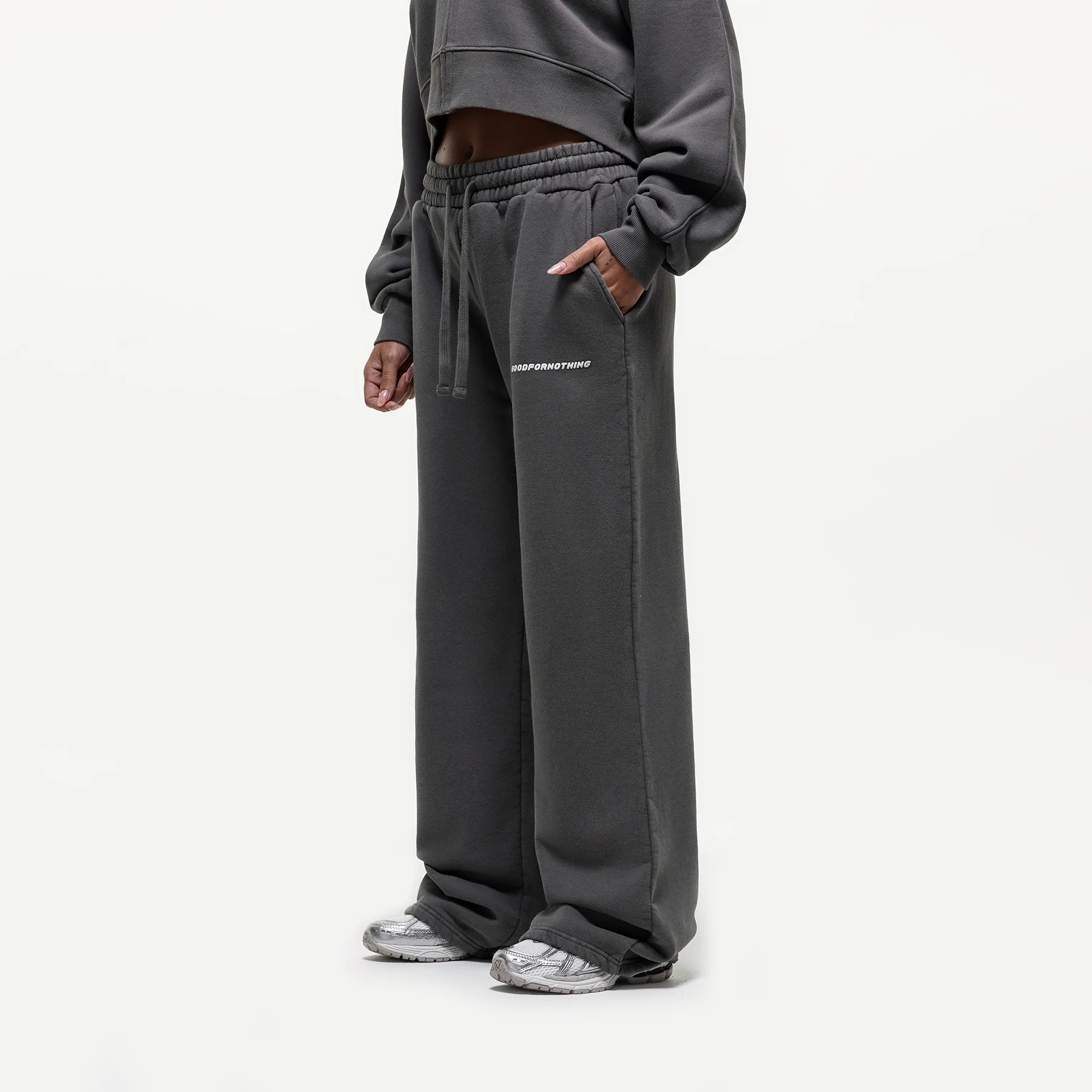 Vintage Washed Grey Sweatpant - Image 4