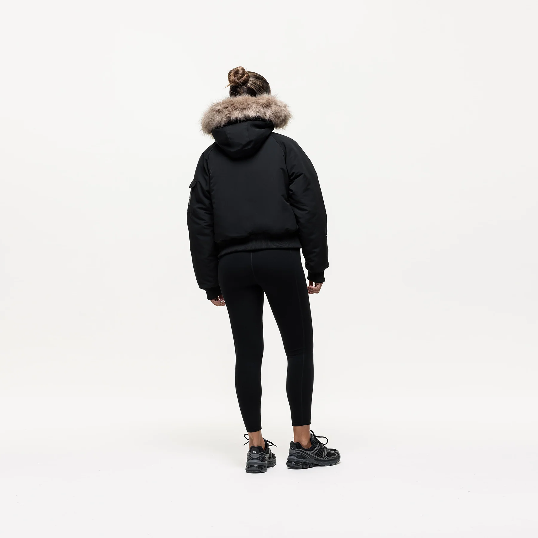 Fortitude Black Parka Bomber - Image 6