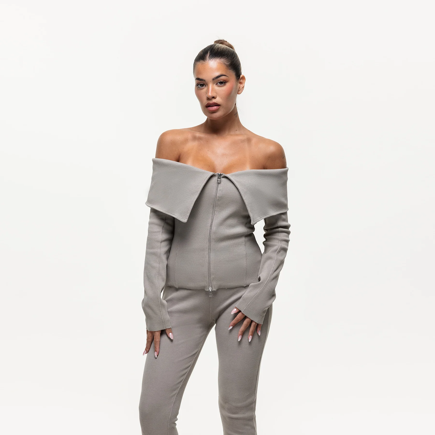 Ridge Stone Off the Shoulder Long Sleeve - Image 4