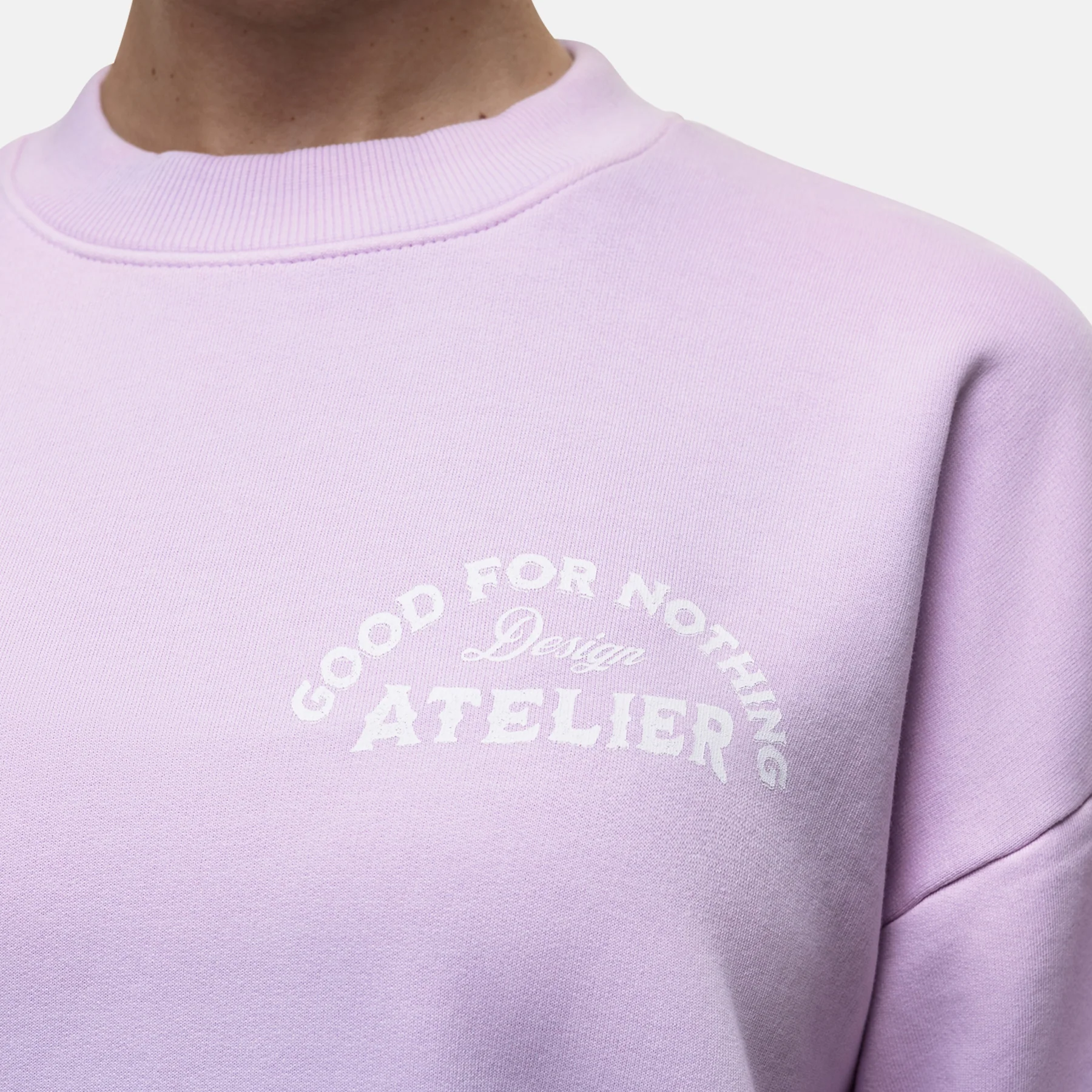 Vintage 1986 Faded Lilac Sweatshirt - Image 3