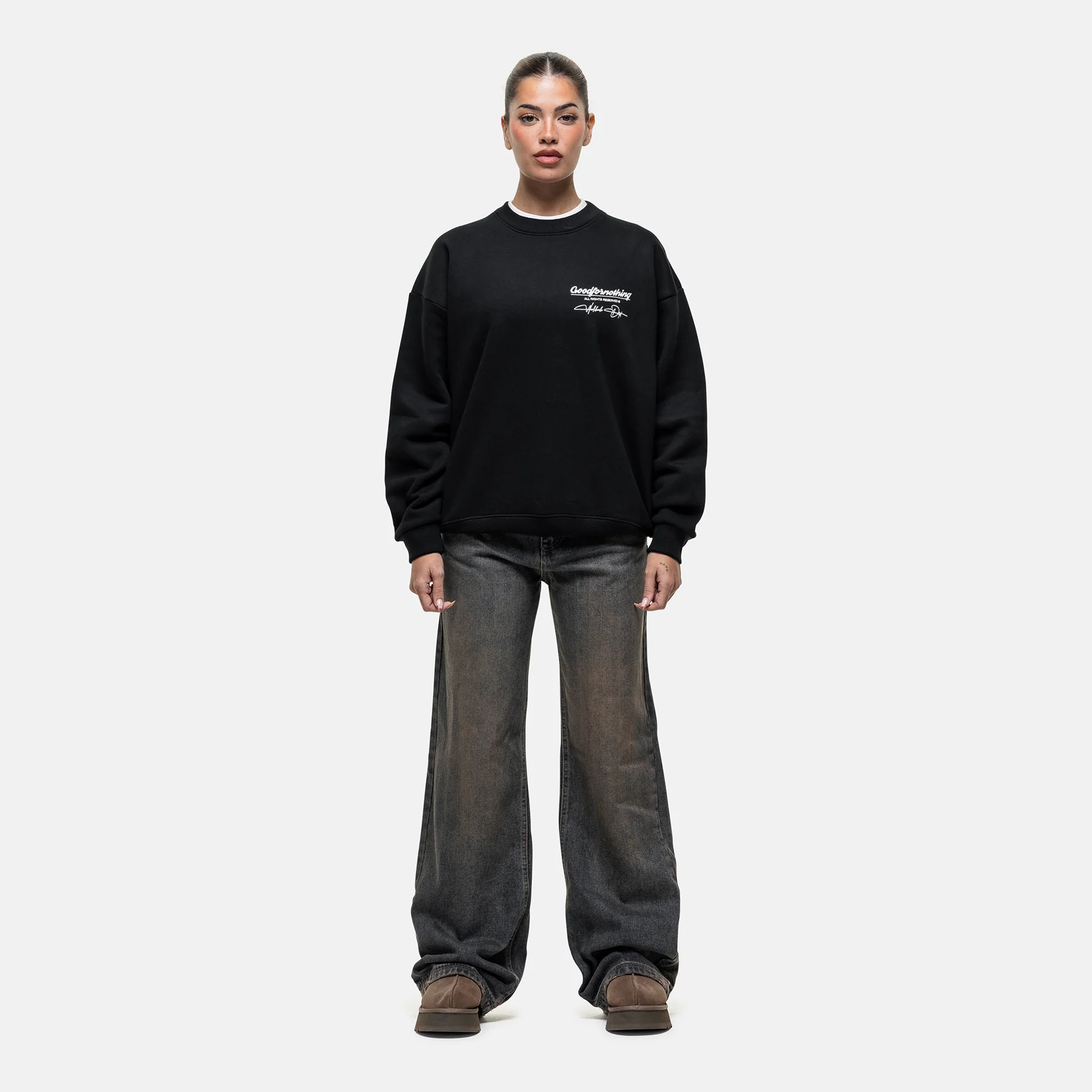 Cult Black Sweatshirt - Image 3