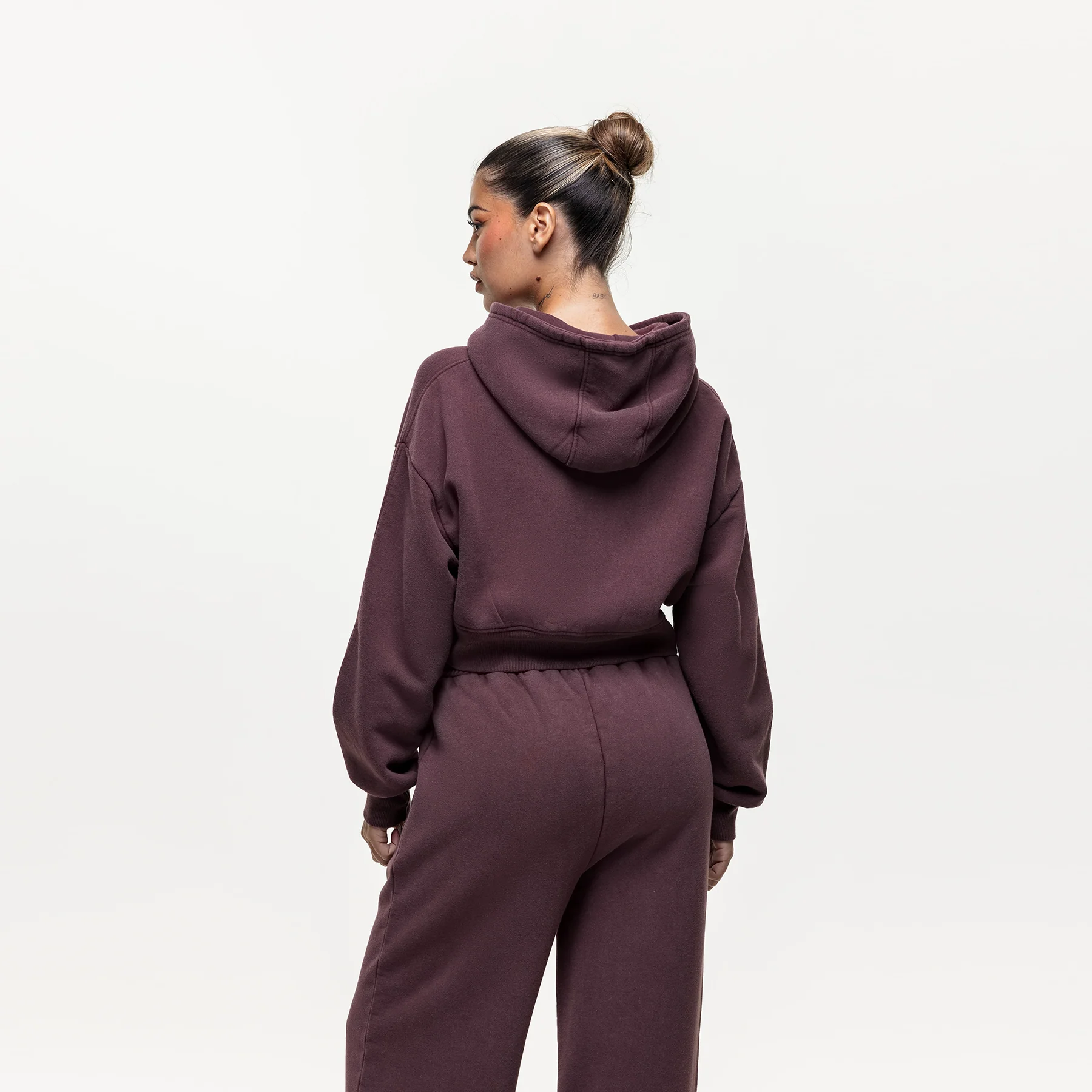 Vintage Washed Huckleberry Zip Hoodie - Image 2