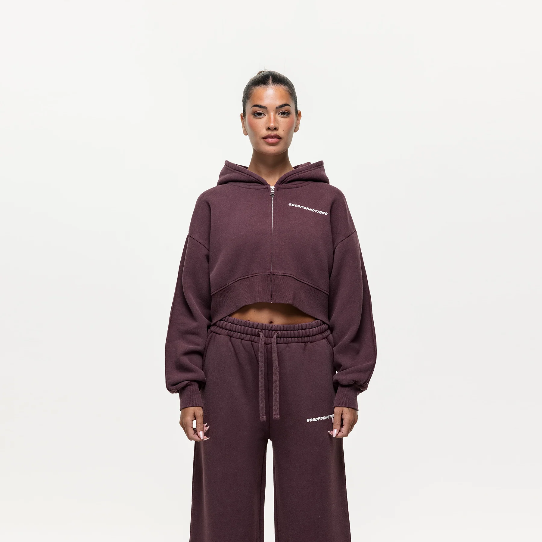 Vintage Washed Huckleberry Zip Hoodie - Image 3