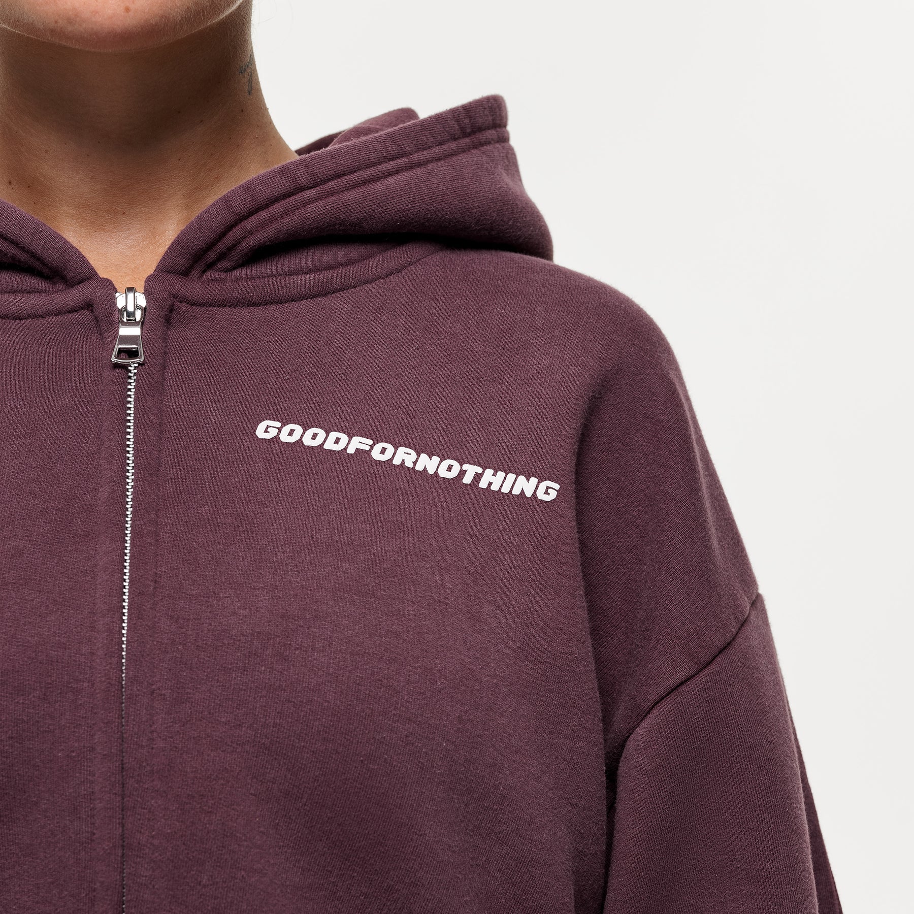 Vintage Washed Huckleberry Zip Hoodie - Image 5