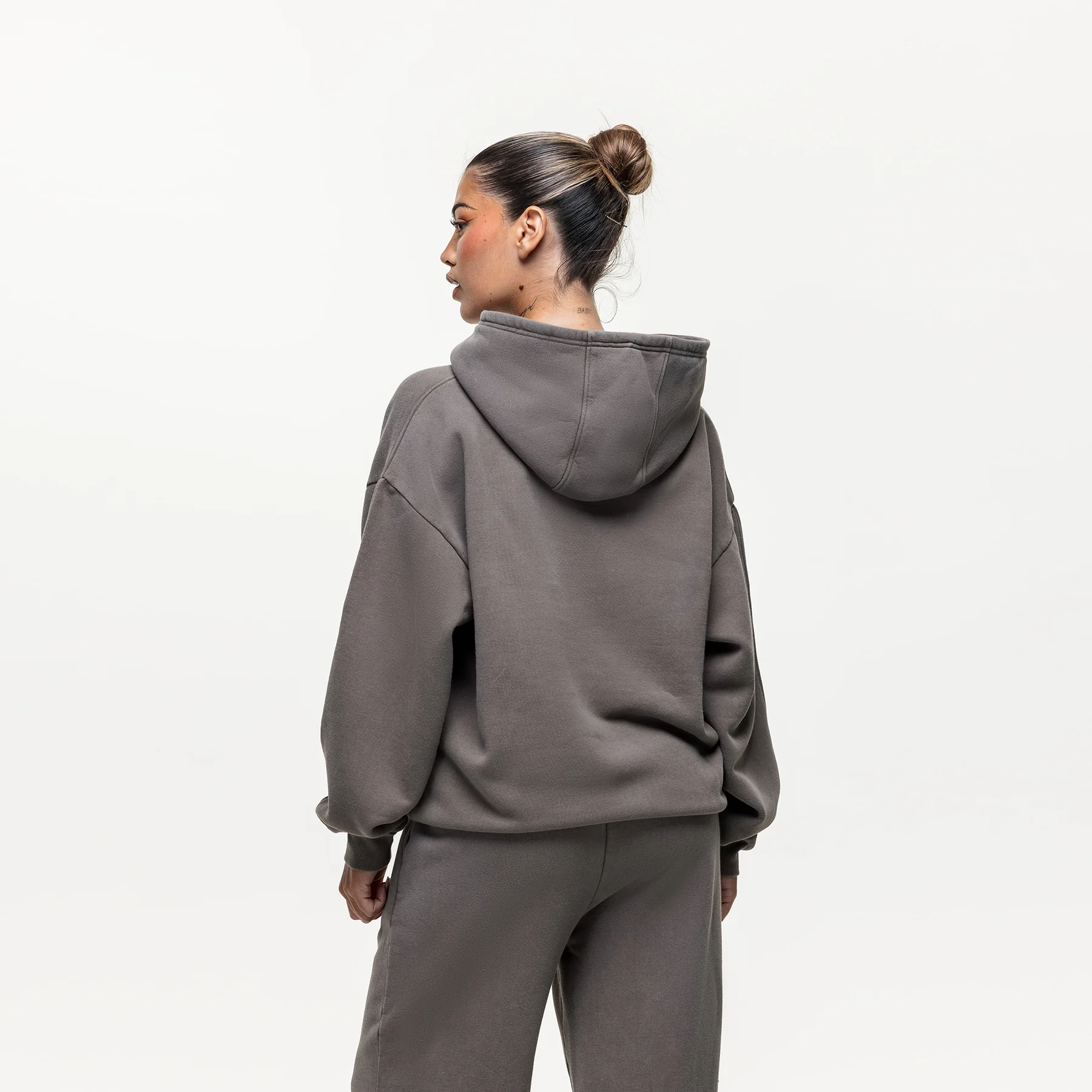 Vintage Washed Walnut Hoodie - Image 2