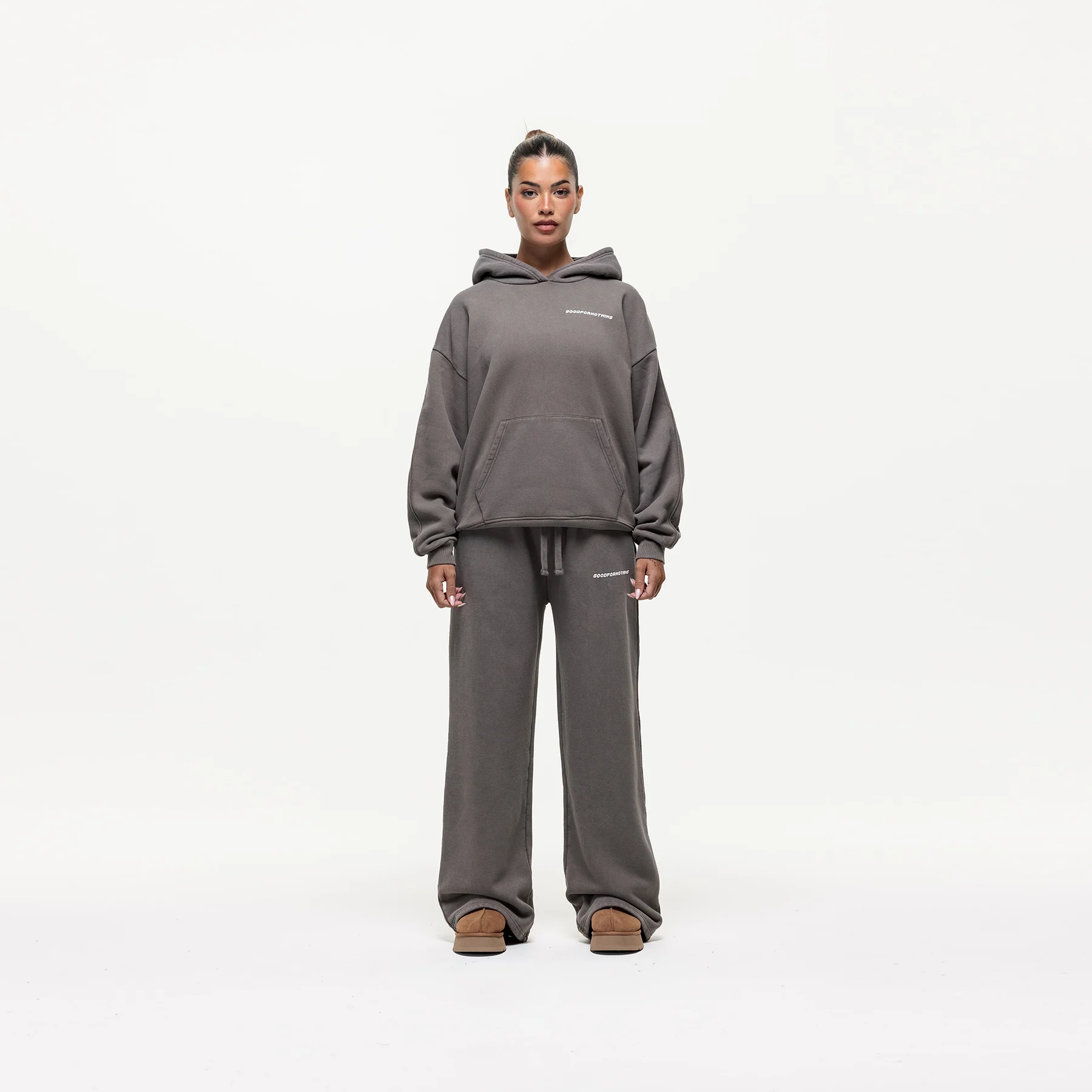 Vintage Washed Walnut Hoodie - Image 3