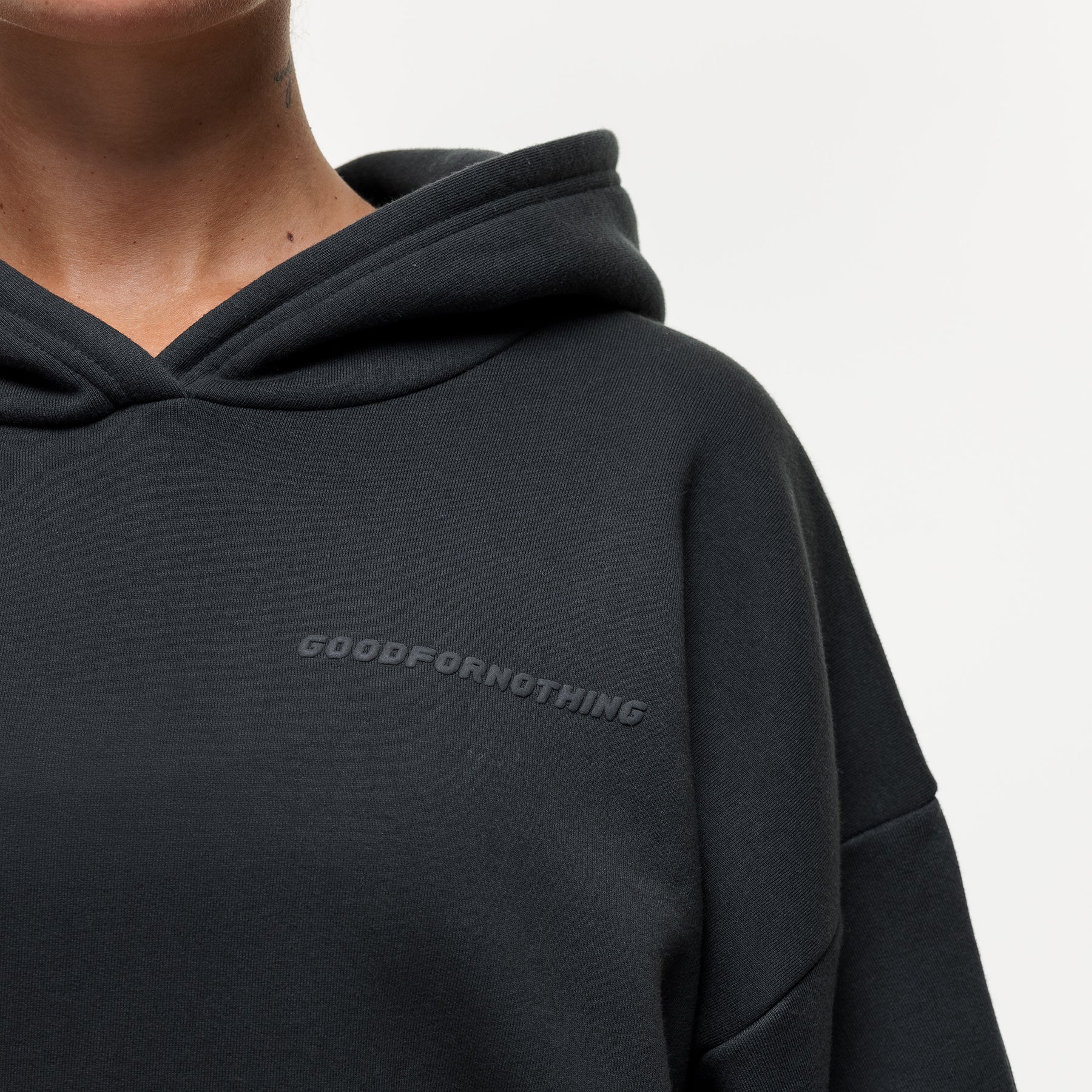 Vintage Onyx Black Hoodie - Image 4