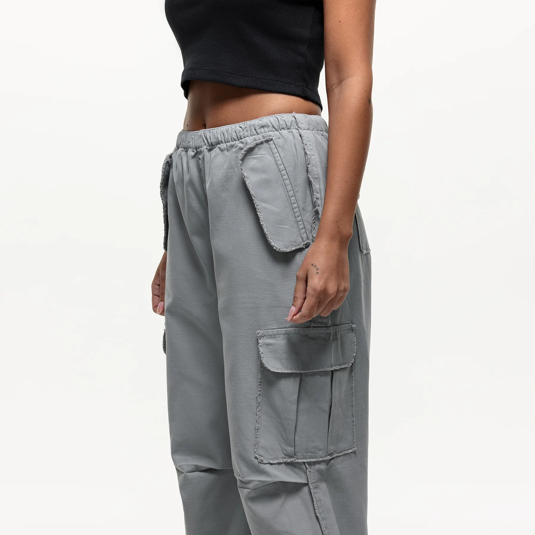 Distressed Sage Cargo Pants (Final Sale) - Image 4