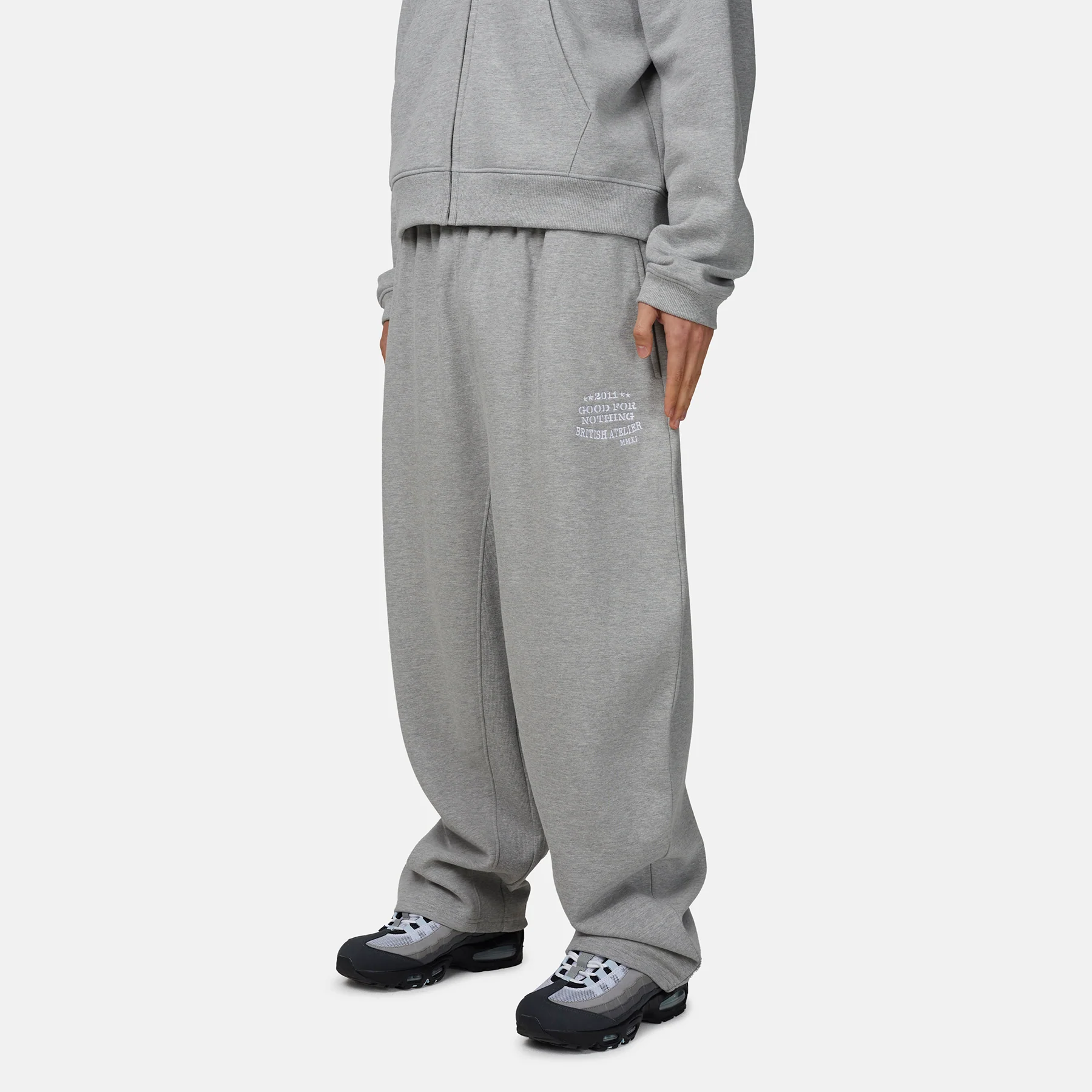 Icarus Grey Marl Sweatpants - Image 2