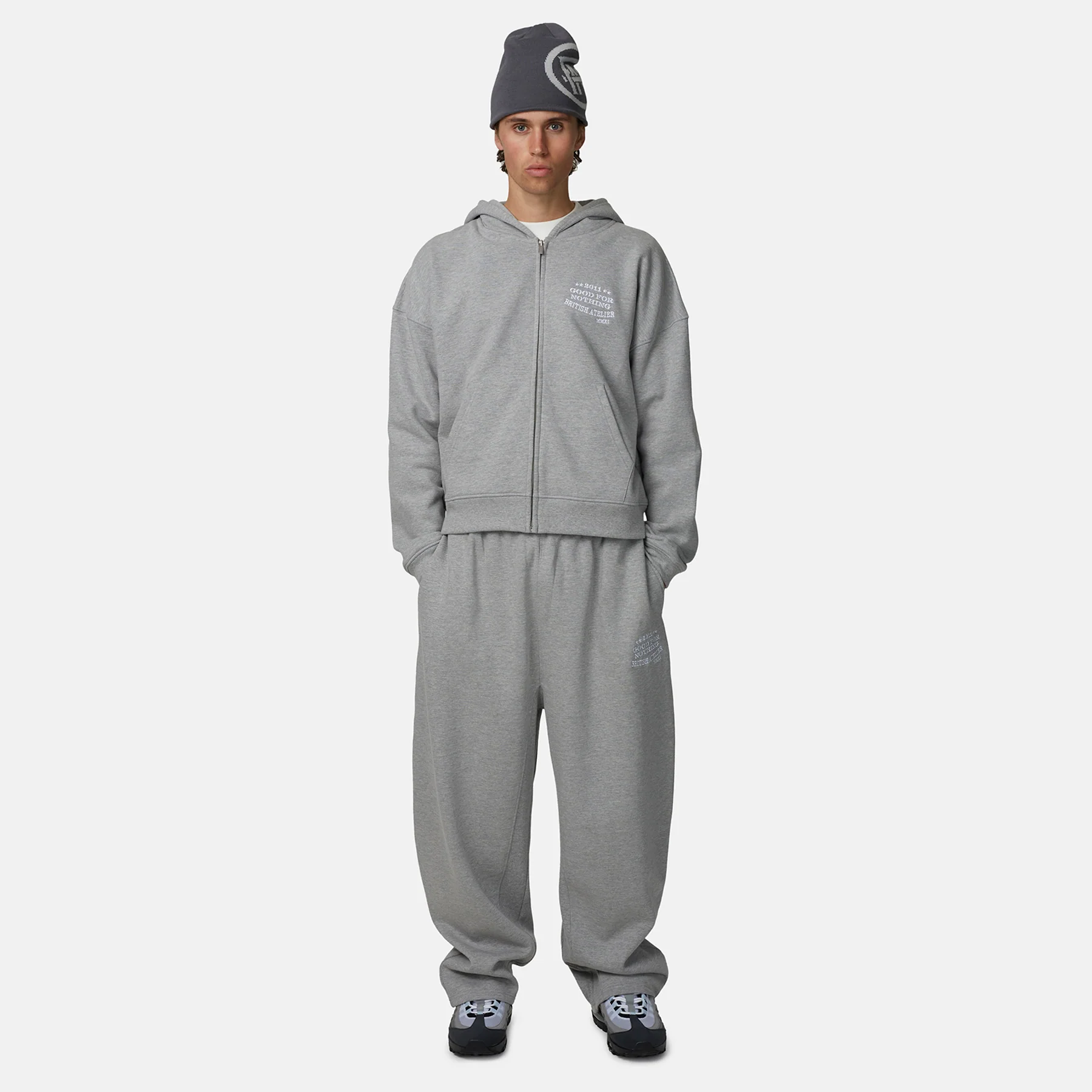 Icarus Grey Marl Sweatpants - Image 3