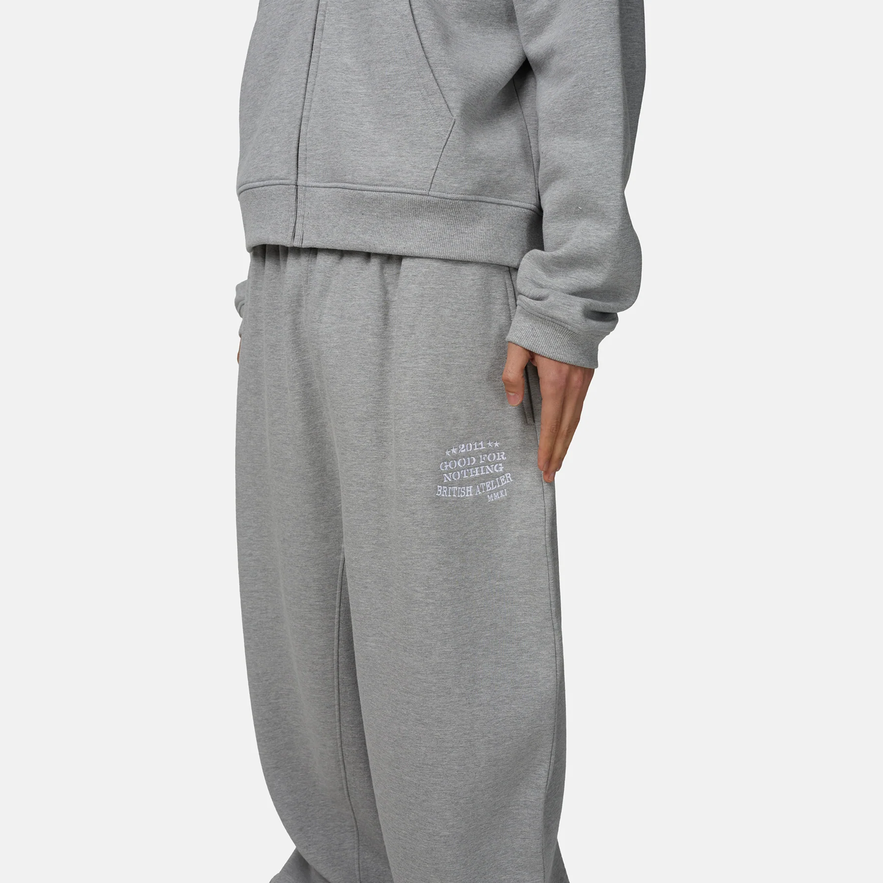 Icarus Grey Marl Sweatpants - Image 4