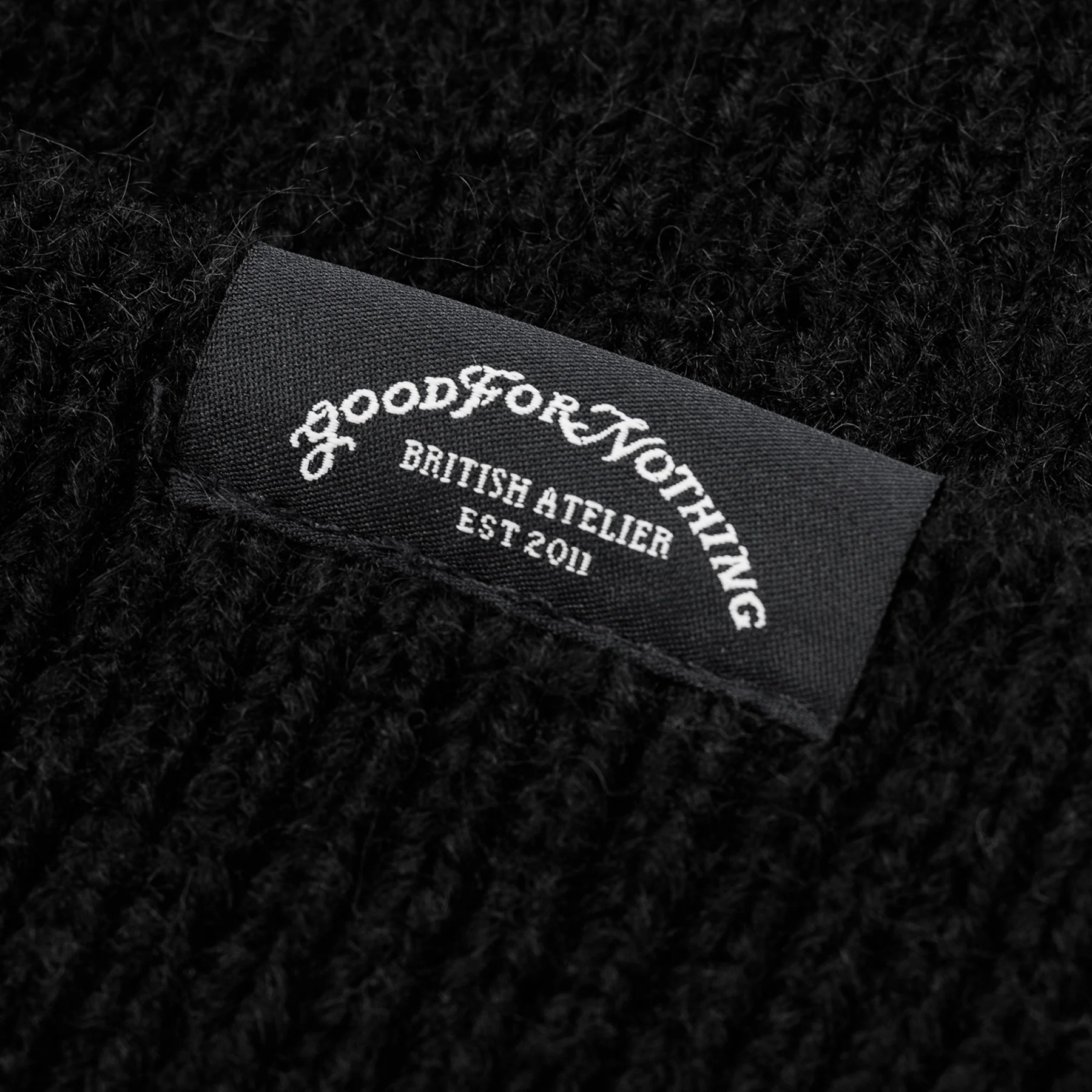 Atelier Black Beanie - Image 2