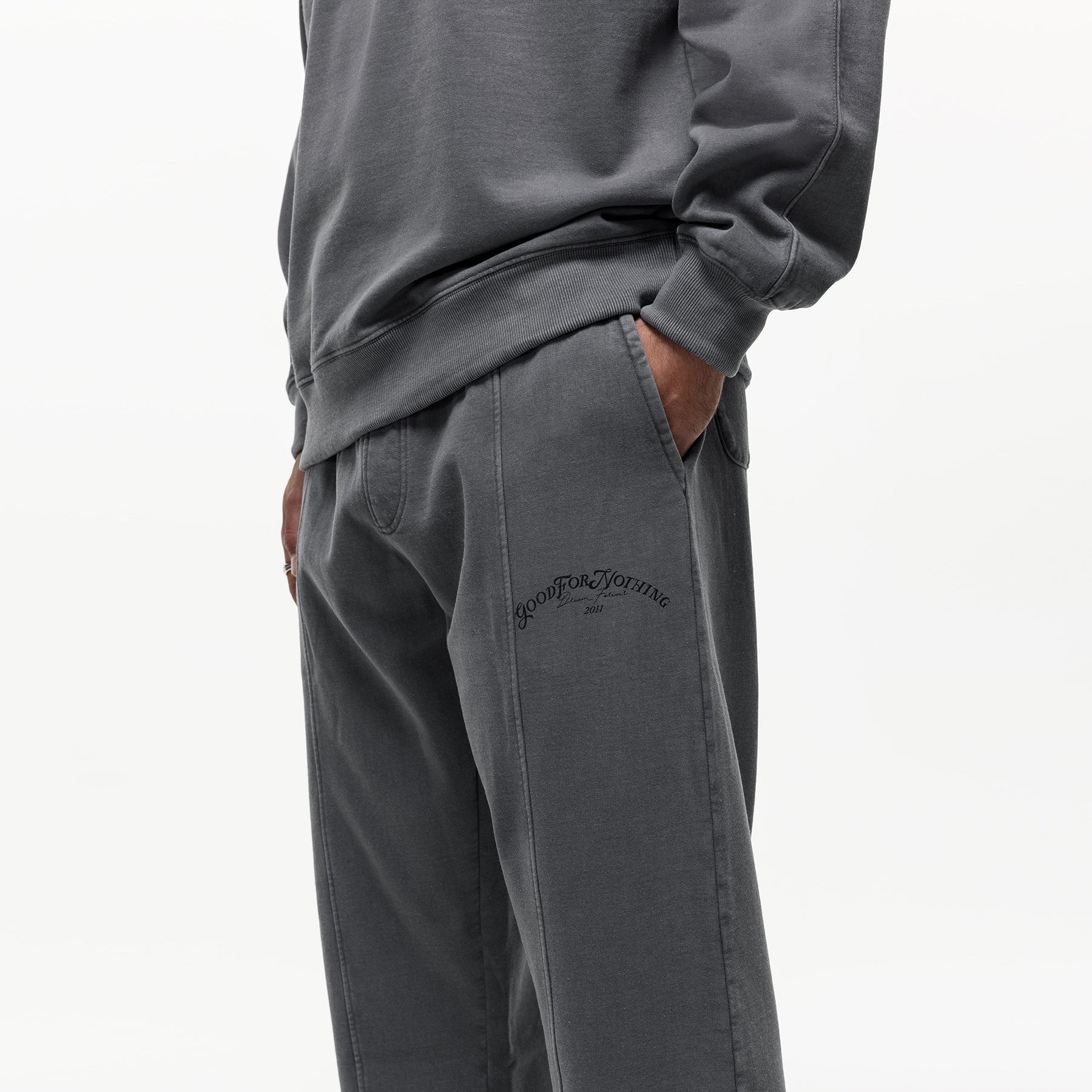 Relaxed Destination Washed Pewter Sweatpants - Image 3