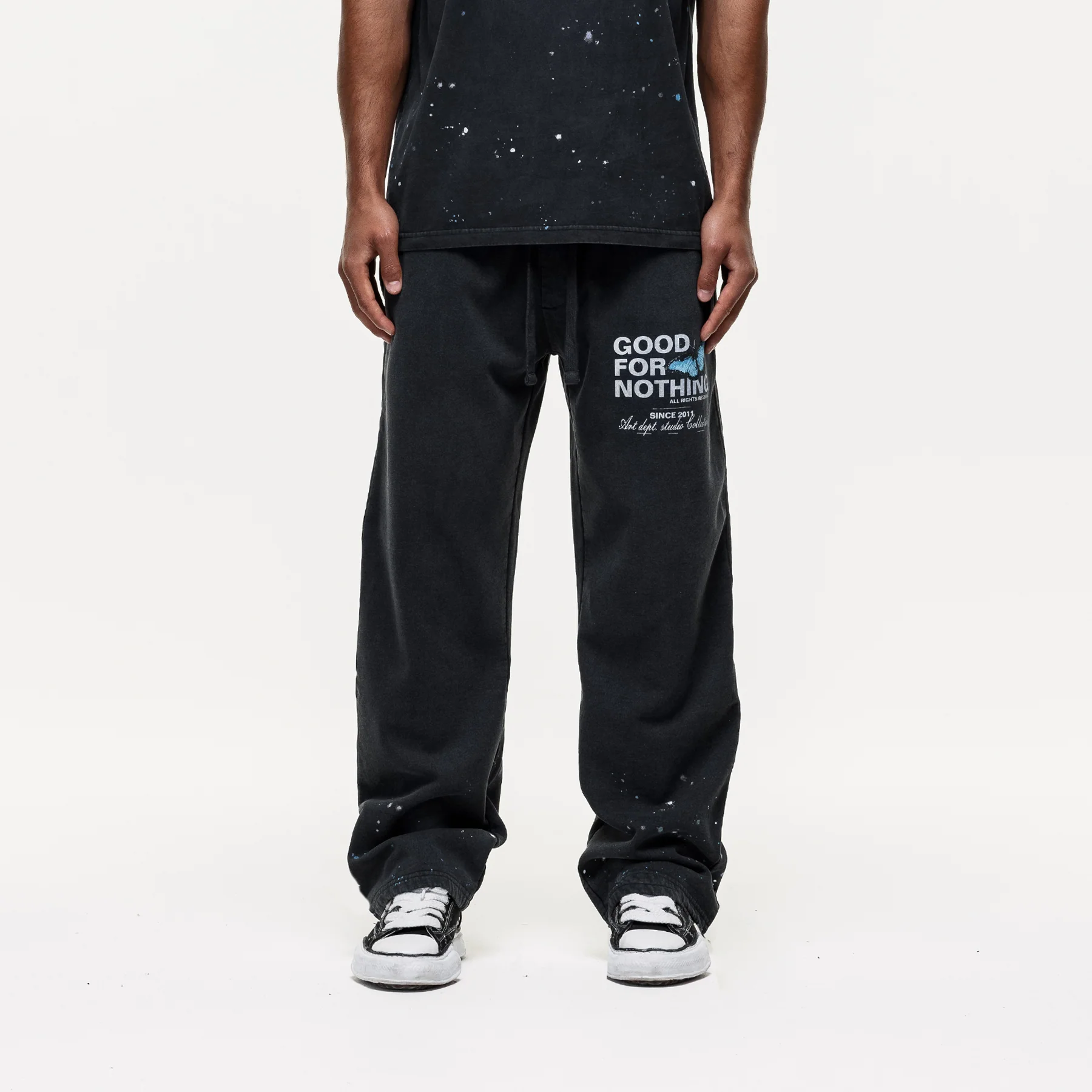 Studio Butterfly Washed Sweatpants - Image 2
