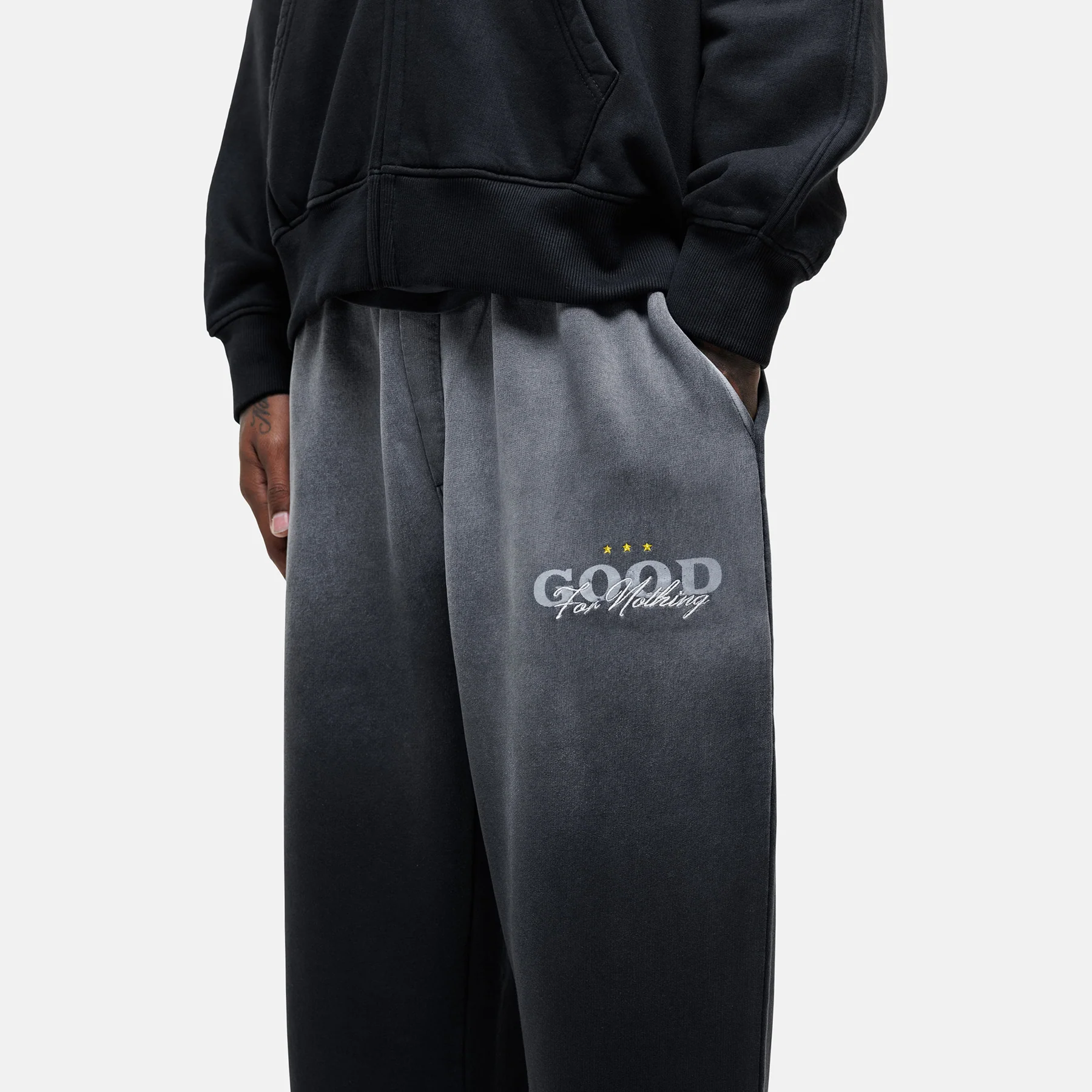 Alaska Gradient Black Sweatpants - Image 3