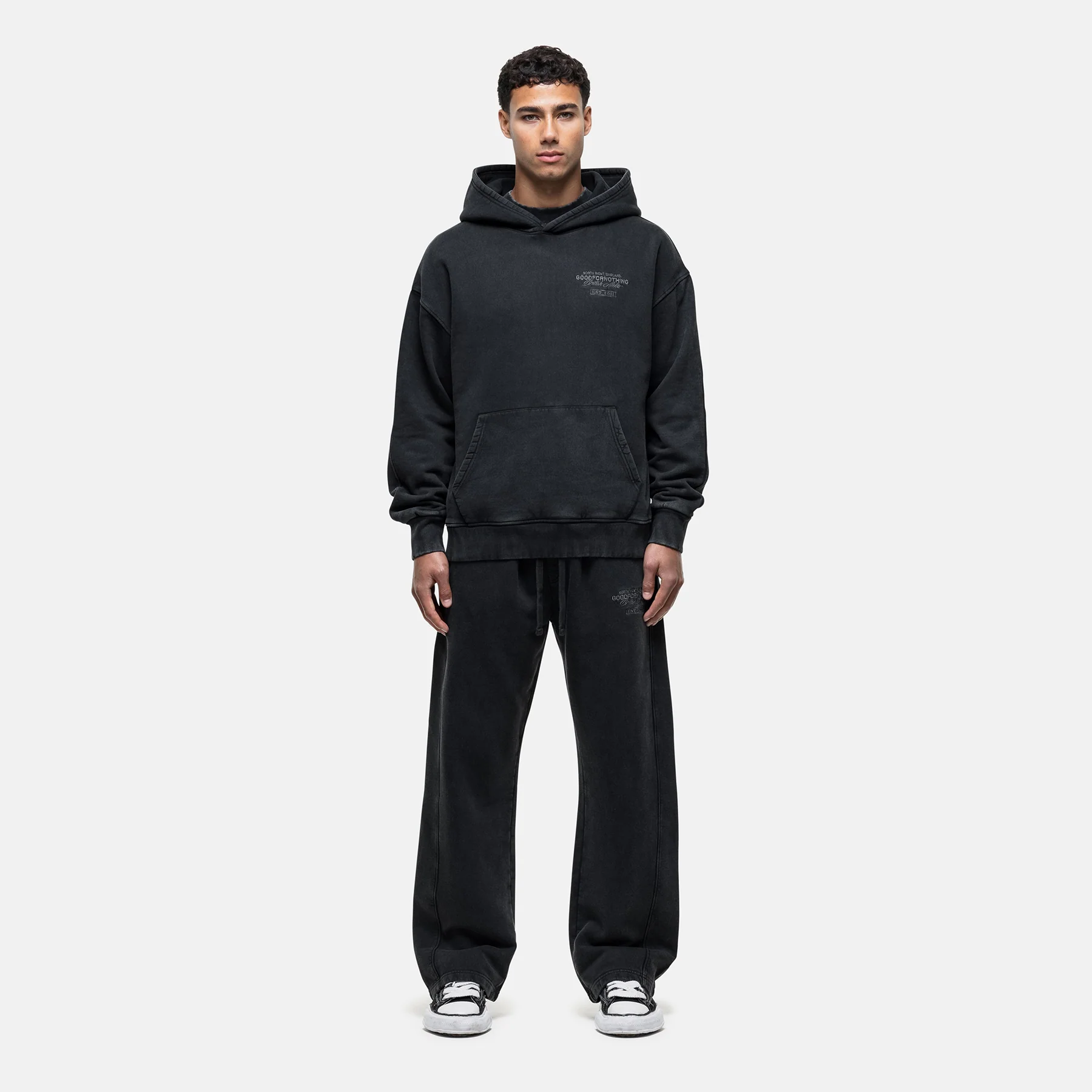 Atelier Washed Black Sweatpants - Image 3