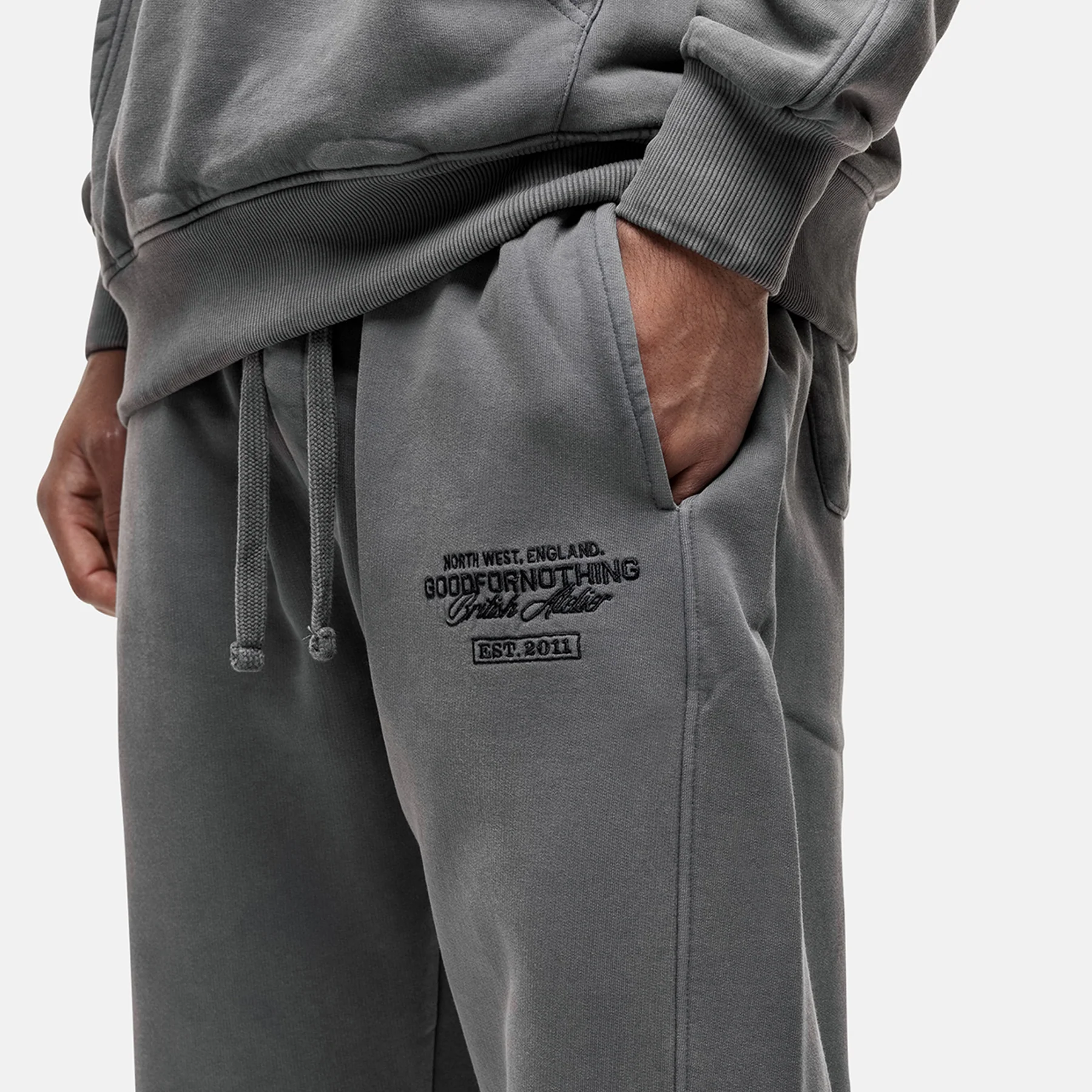 Atelier Washed Grey Sweatpants - Image 3